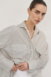 STOCKHOLM STRIPE SILK BLEND SHIRT