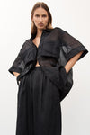 KAI BLACK RAMIE RESORT SHIRT