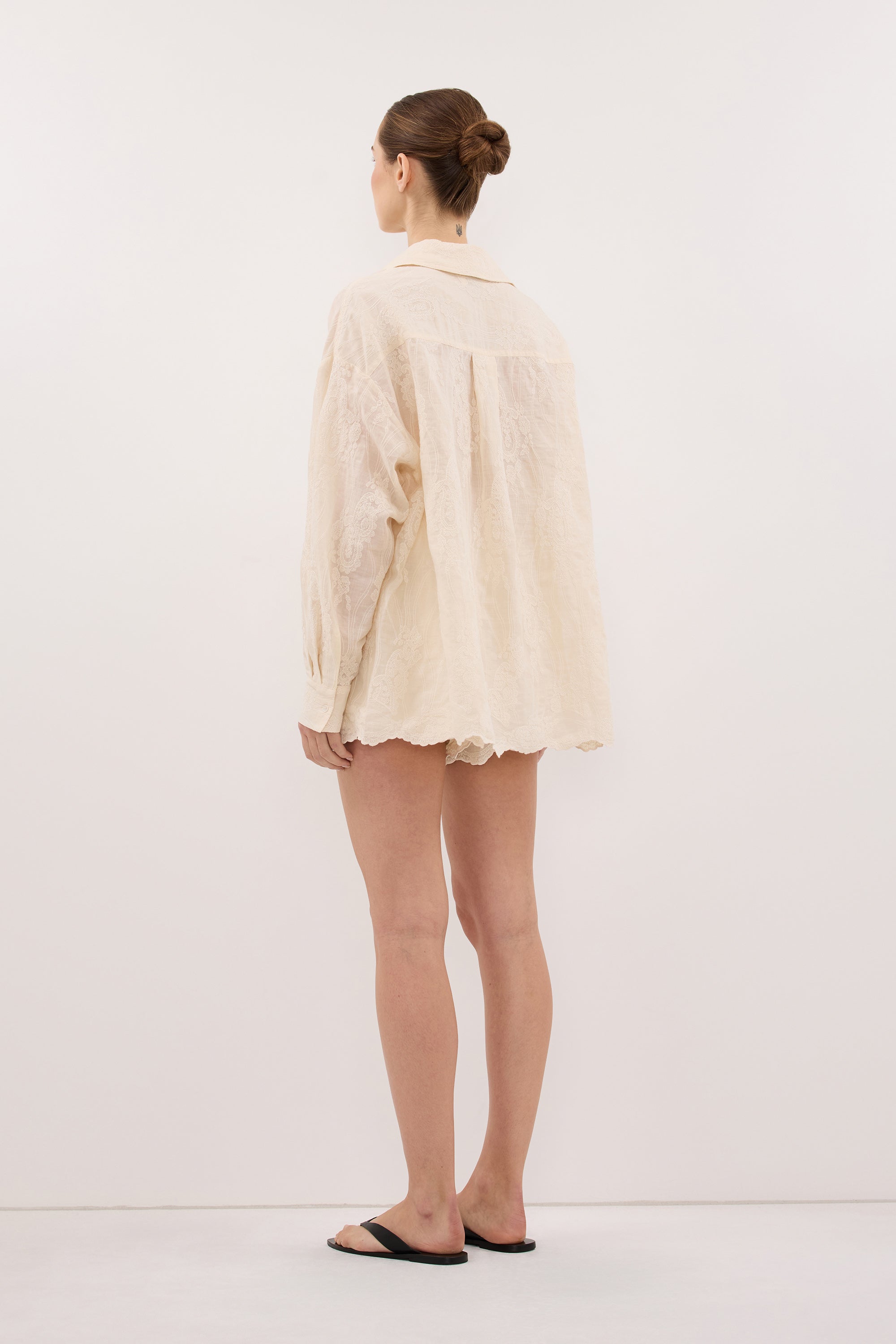 CORDELIA SANDSTONE RAMIE SHIRT – DISSH