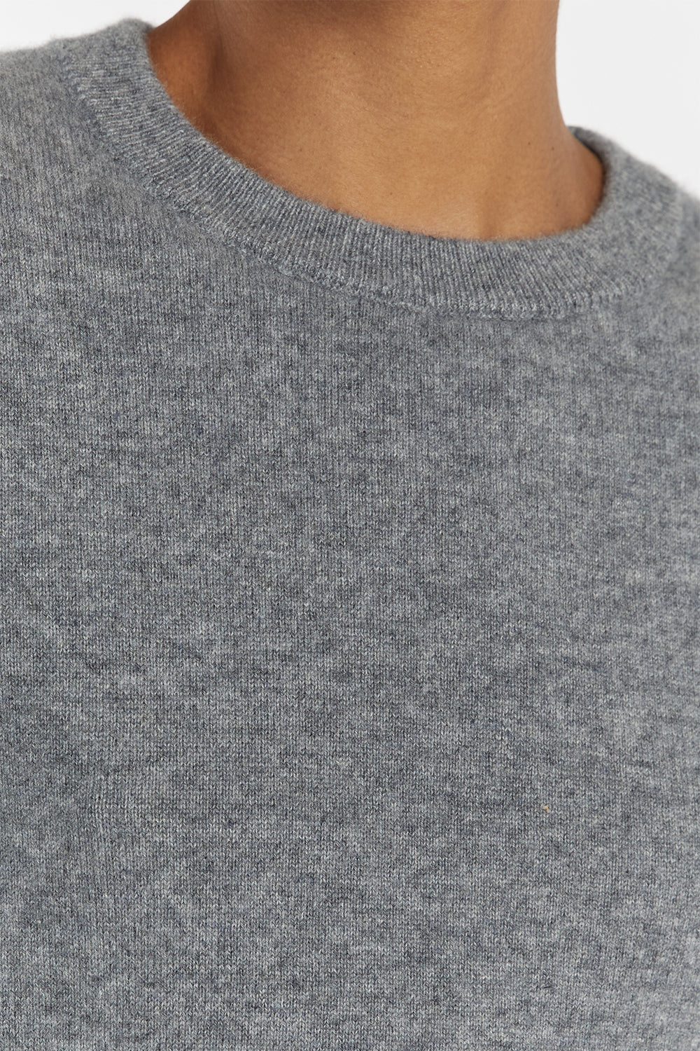 INDY GREY CASHMERE KNIT JUMPER Dissh