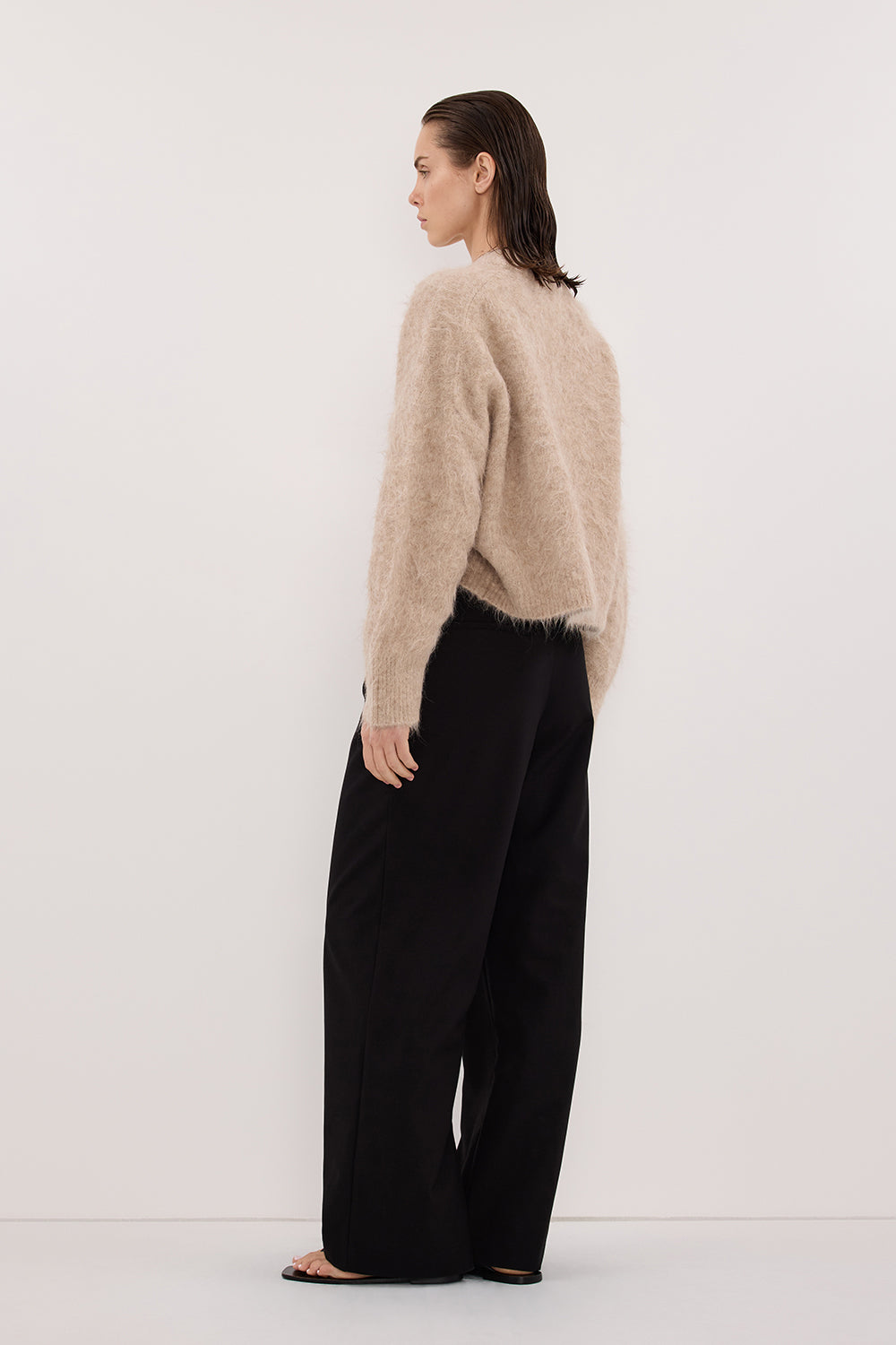SALMA OAT TUCK SLEEVE JUMPER