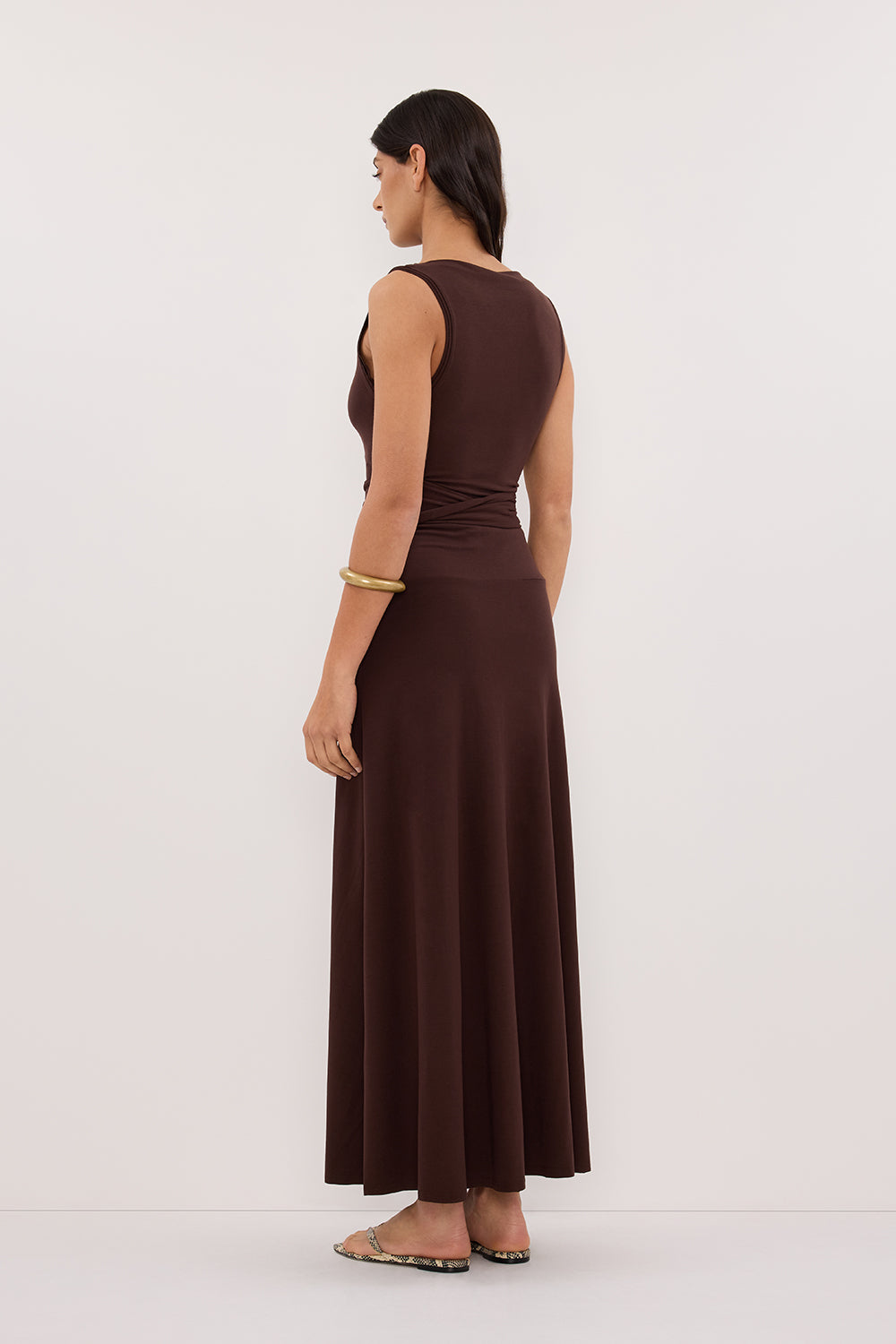 HADLEY CHOC SLEEVELESS TWIST TOP DISSH HADLEY CHOC SLEEVELESS TWIST TOP DISSH