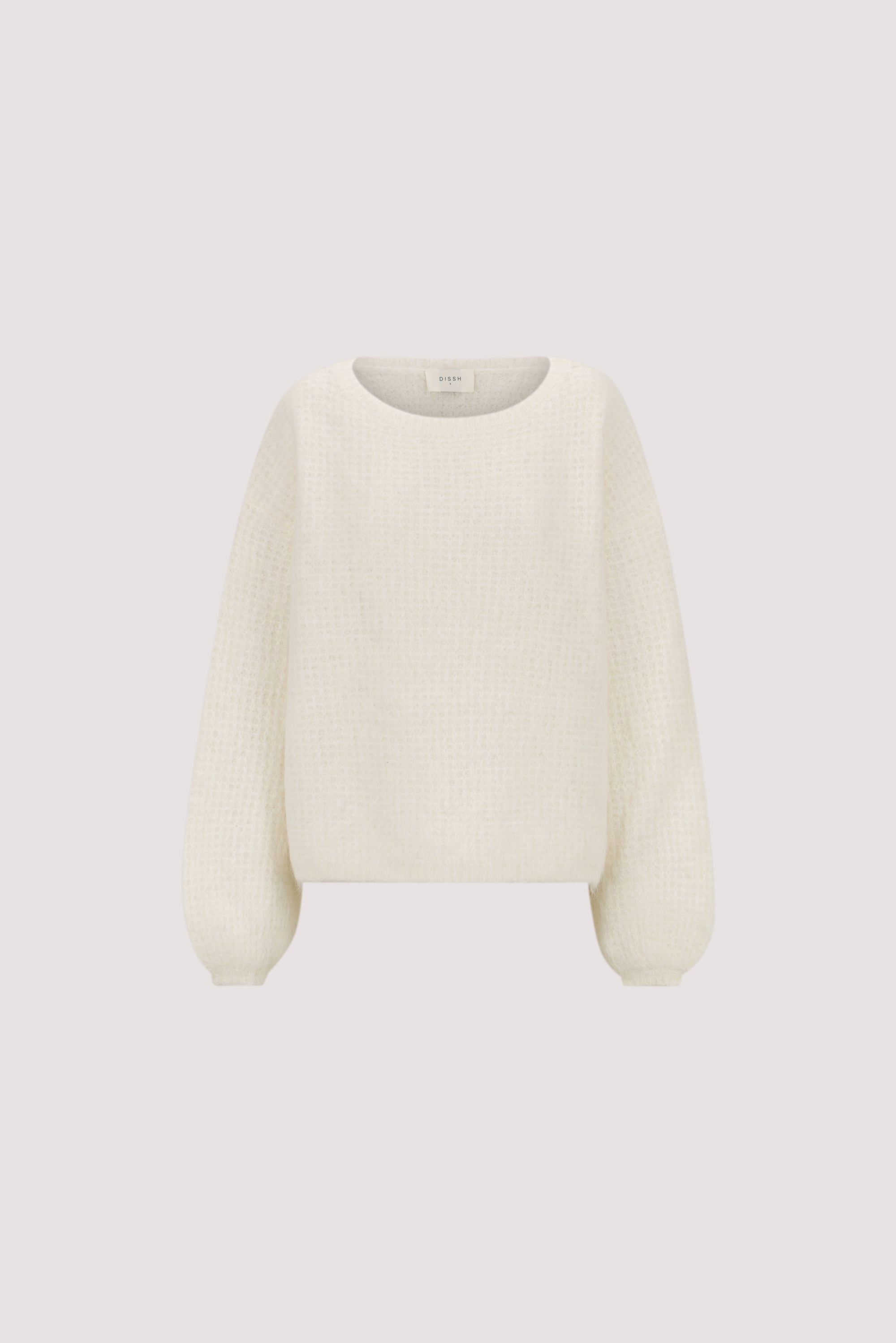 ALYSSA IVORY CREW NECK JUMPER