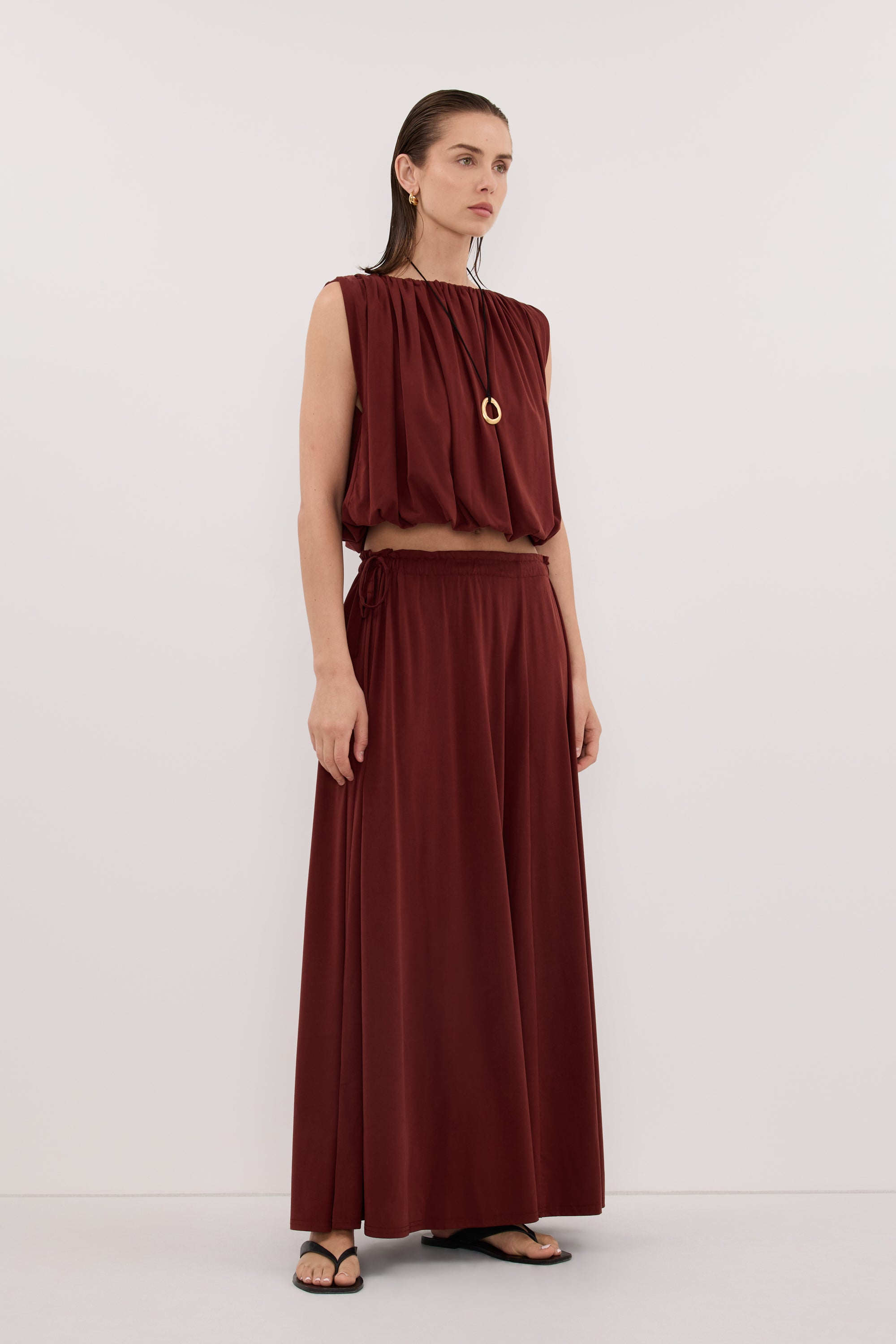 AVA SAHARA SLEEVELESS MODAL BLEND TOP