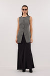 MANHATTAN CHARCOAL TWEED TUNIC VEST