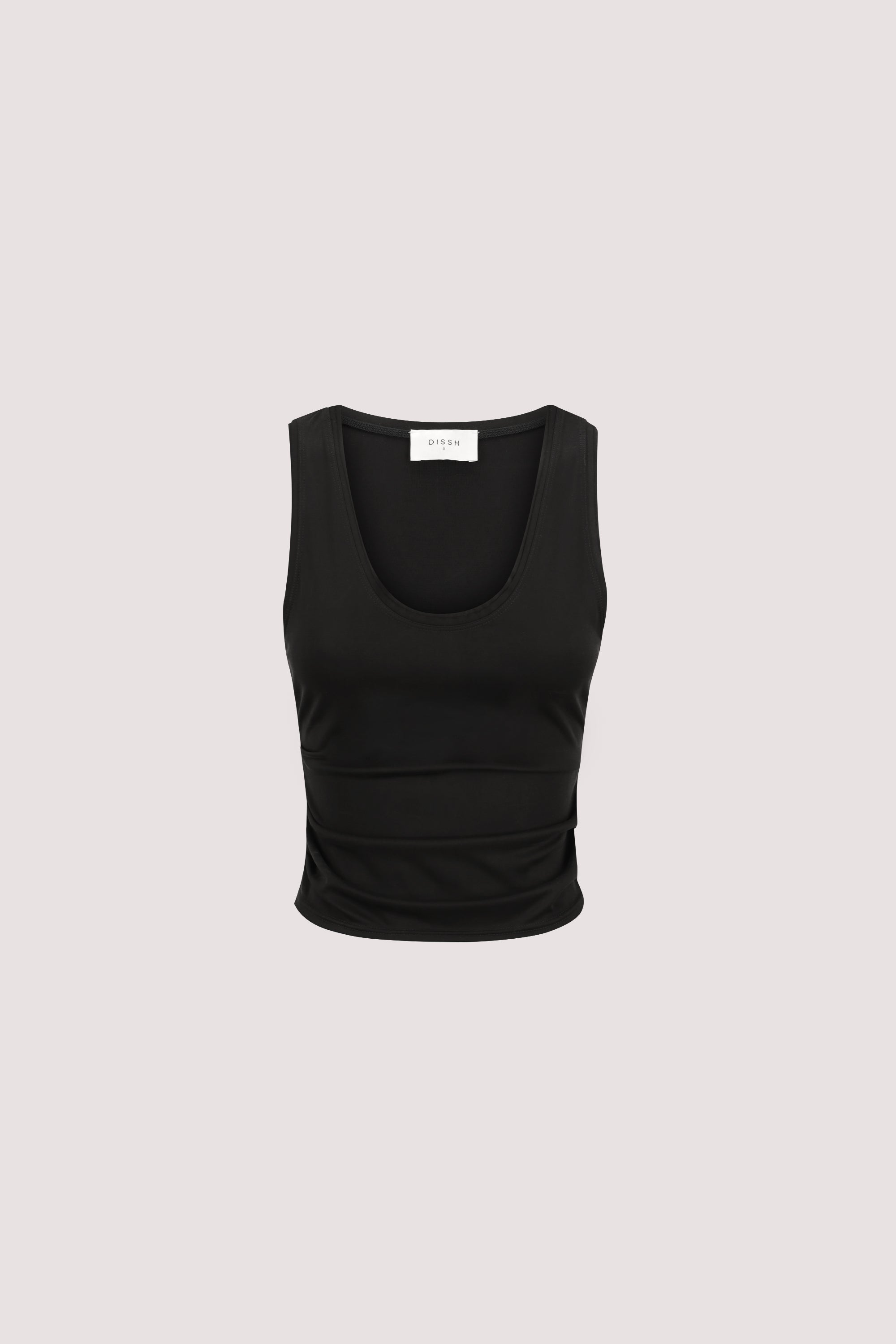 JULIE BLACK MODAL BLEND SLEEVELESS TANK