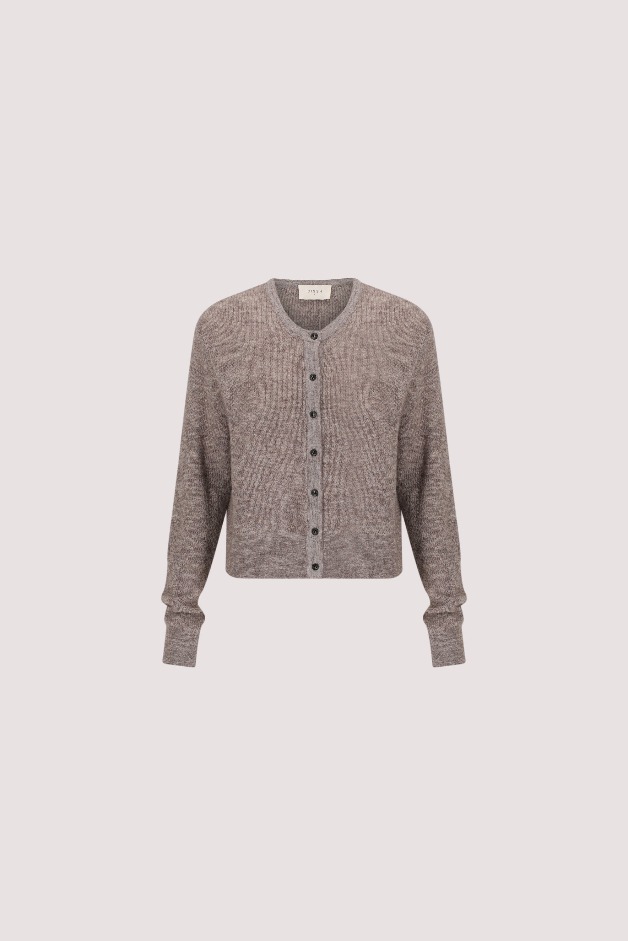 ONYX TAUPE MARLE KNIT CARDIGAN