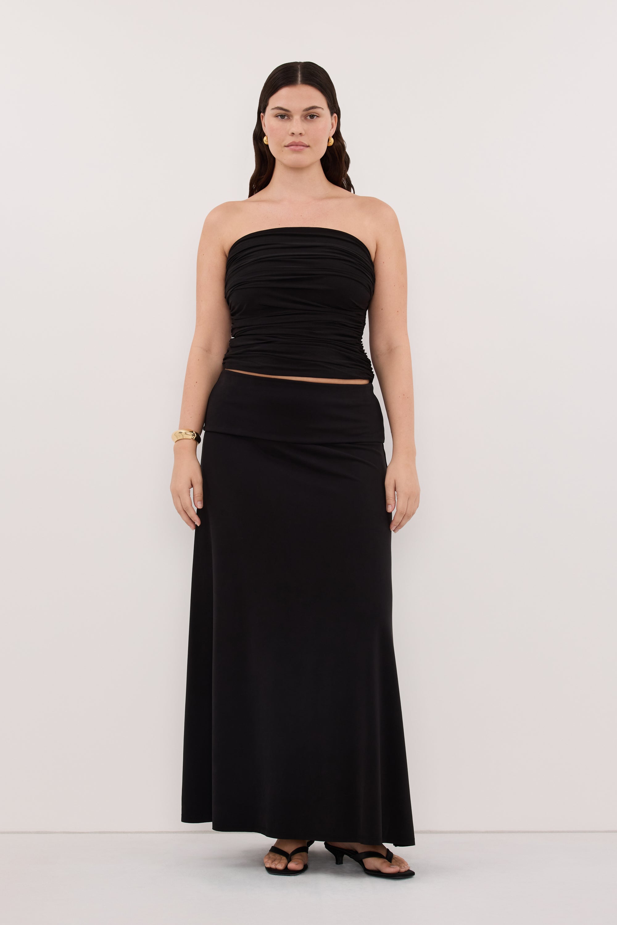 Shari Strapless Bandeau Top in Black By DISSH | Matching Set Shari Strapless Bandeau Top in Black By DISSH | Matching Set