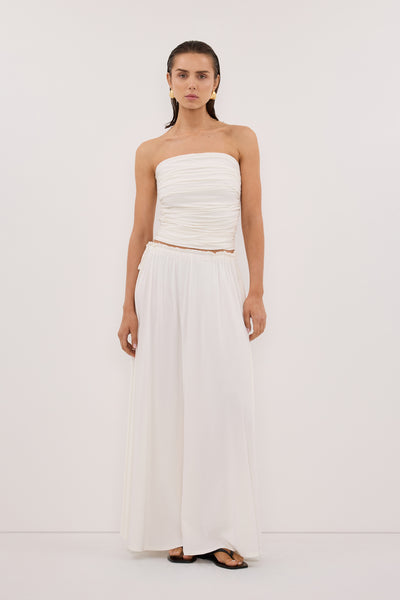 SHARI OFF WHITE BANDEAU TOP – DISSH
