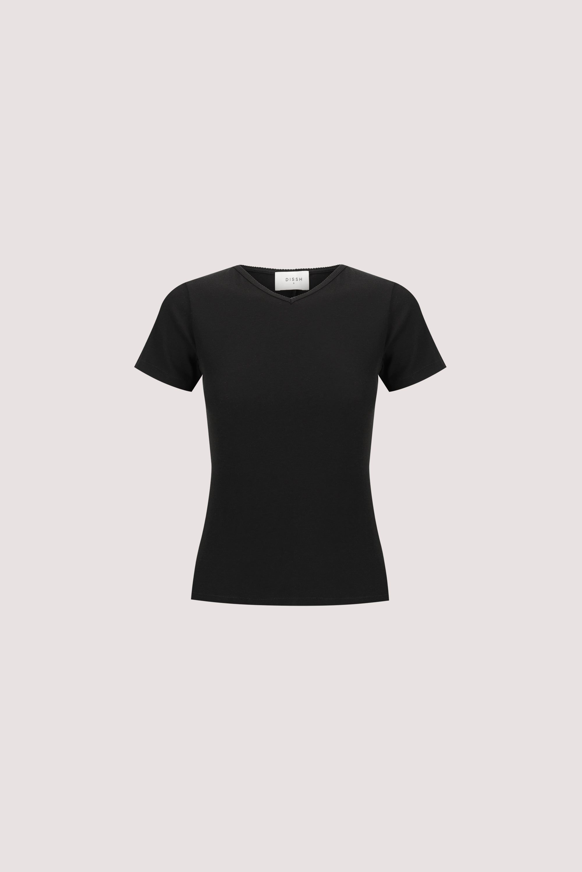 SLOANE BLACK KNIT BABY TEE