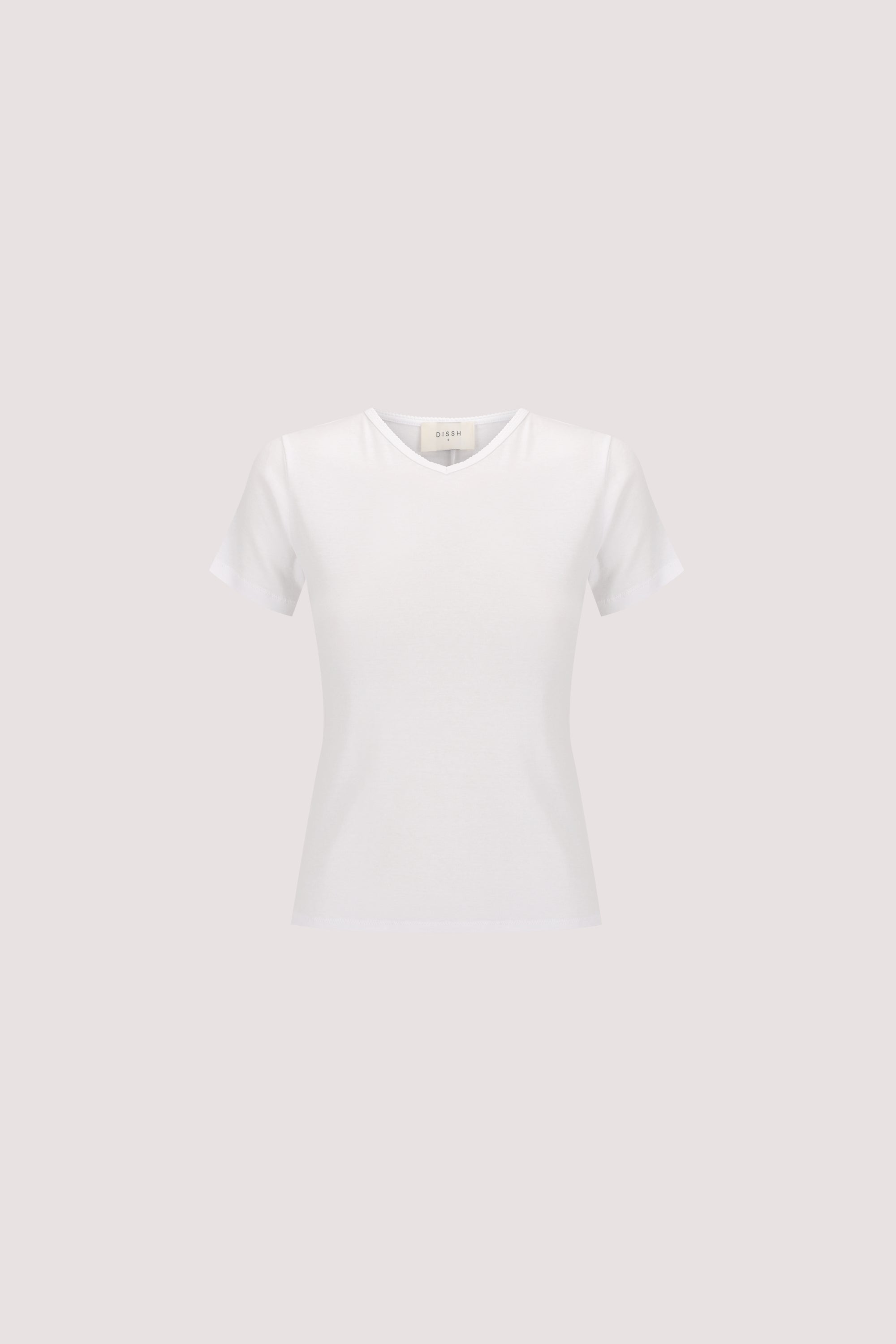 SLOANE WHITE KNIT BABY TEE
