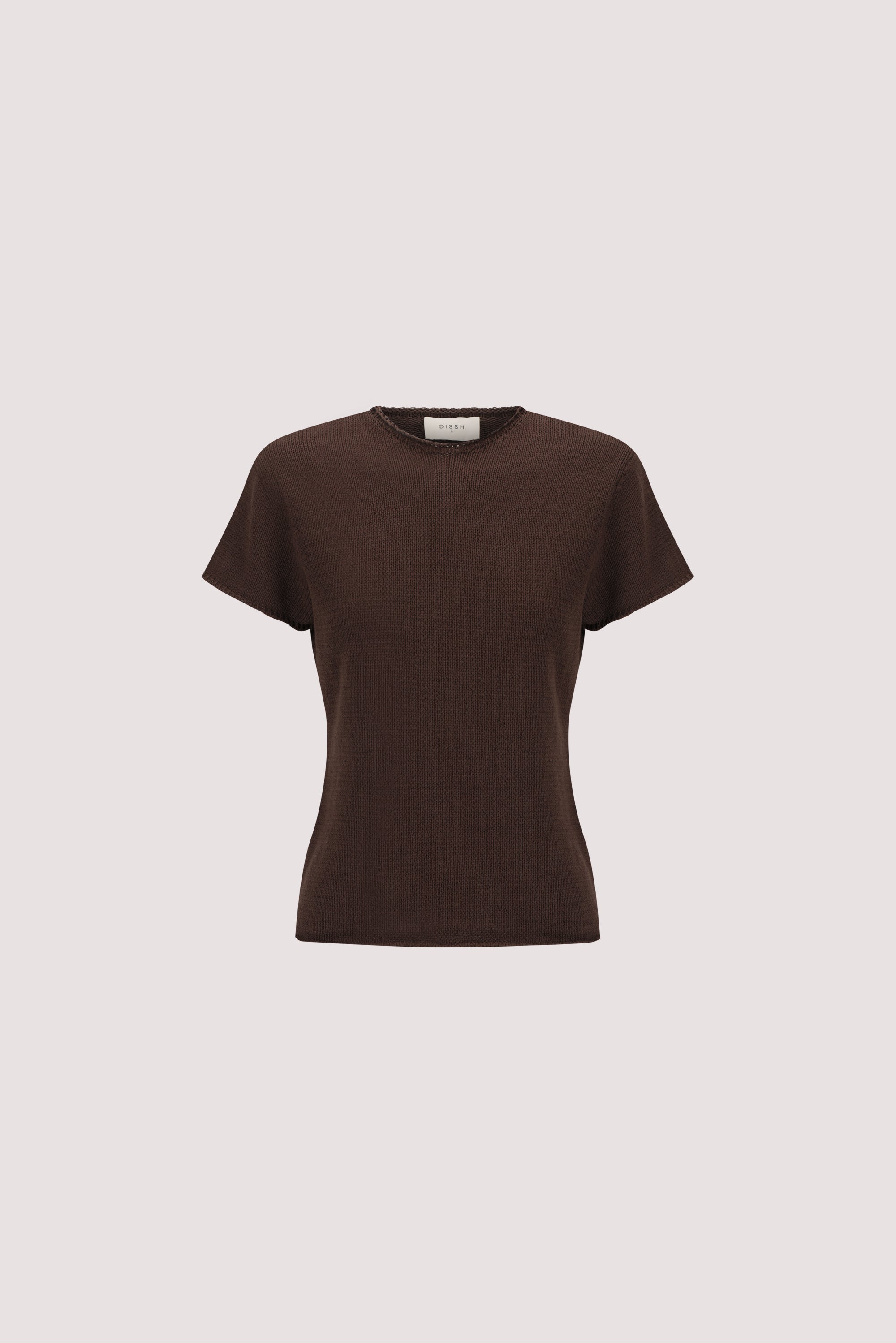 ORIA BURNT CHOC COTTON BABY TEE