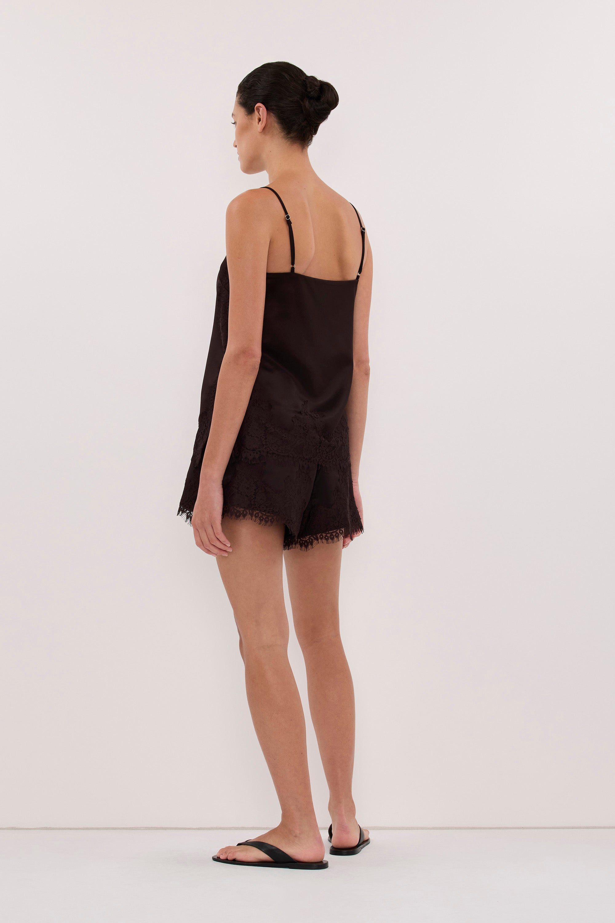 SELENE ESPRESSO SATIN CAMI 