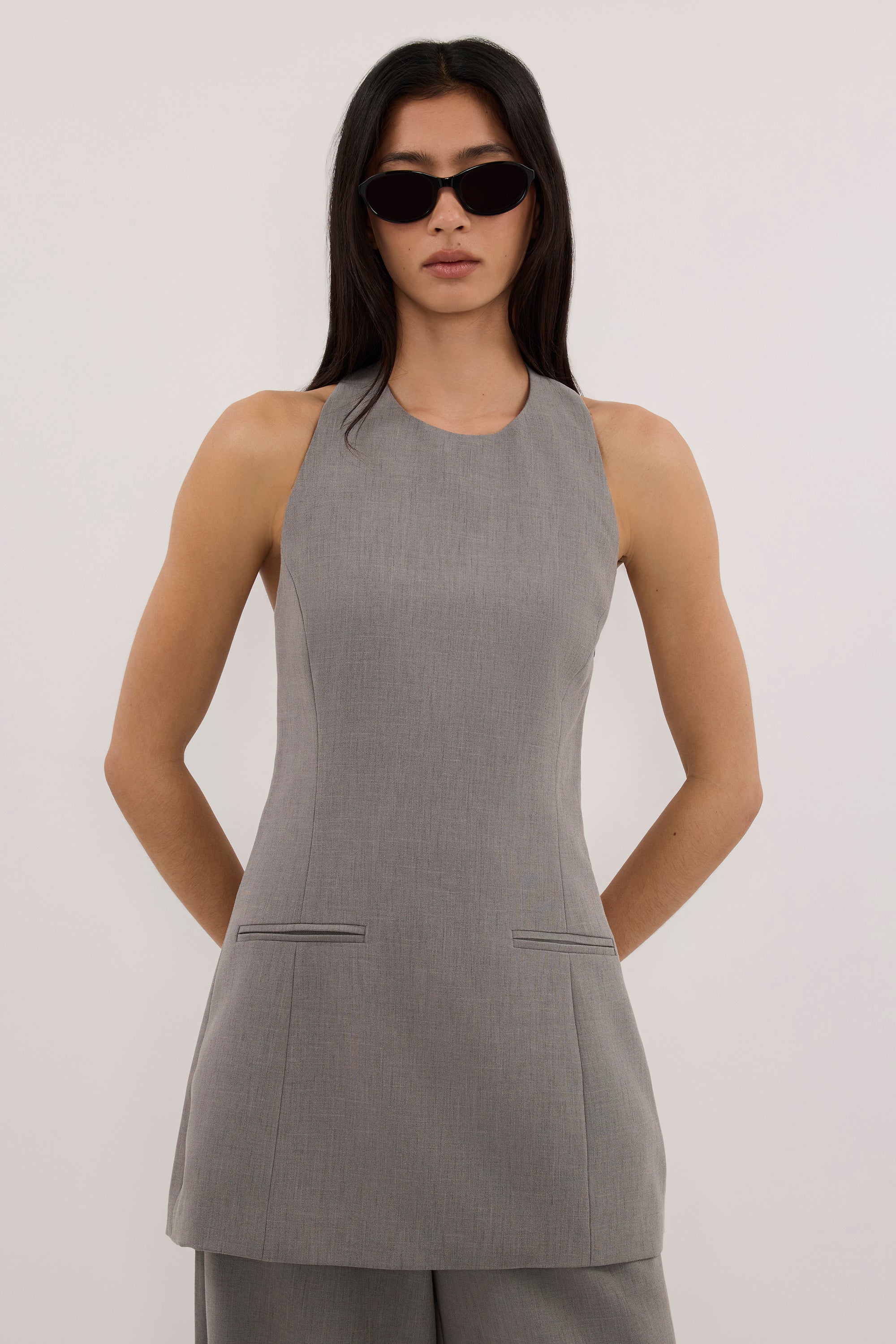 KENDALL STEEL GREY LONGLINE HALTER
