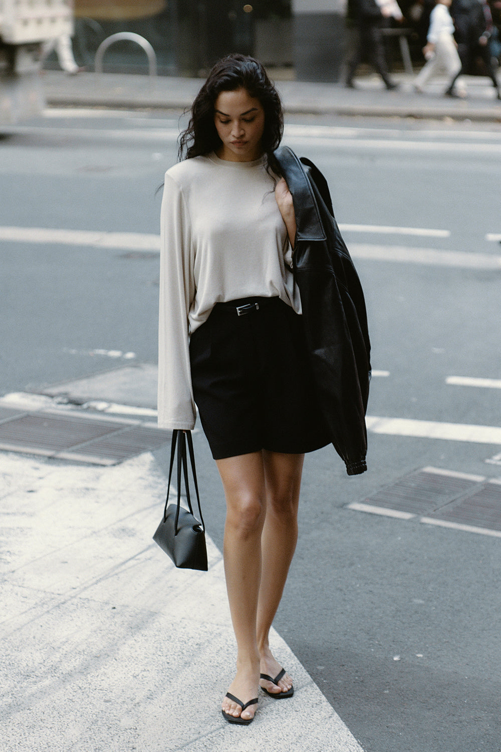 RENI STONE SHOULDER PAD TOP