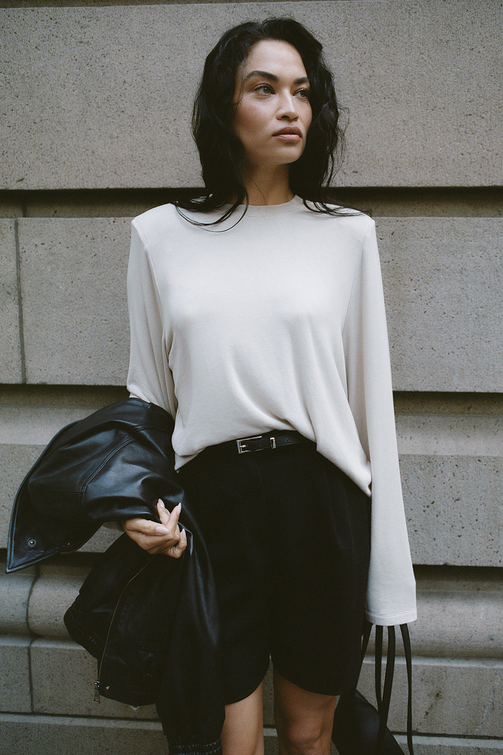RENI STONE SHOULDER PAD TOP
