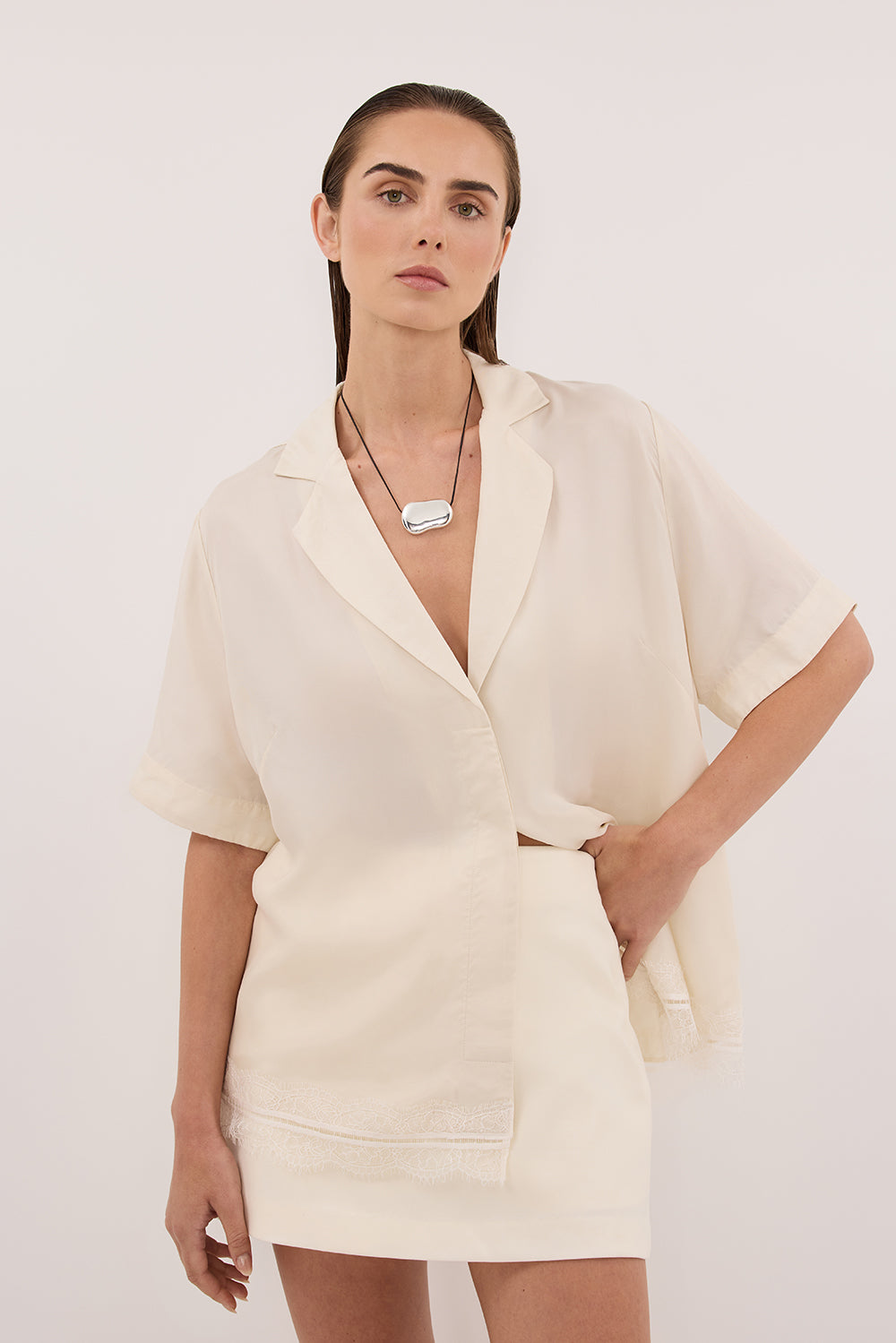 SOHO CREAM TAILORED SKORT