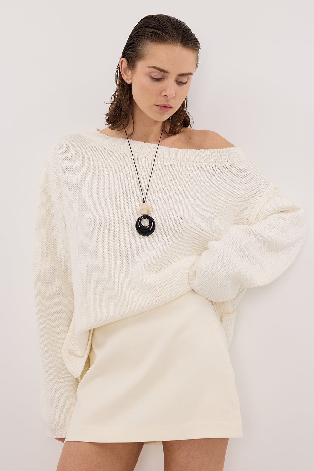 SOHO CREAM TAILORED SKORT