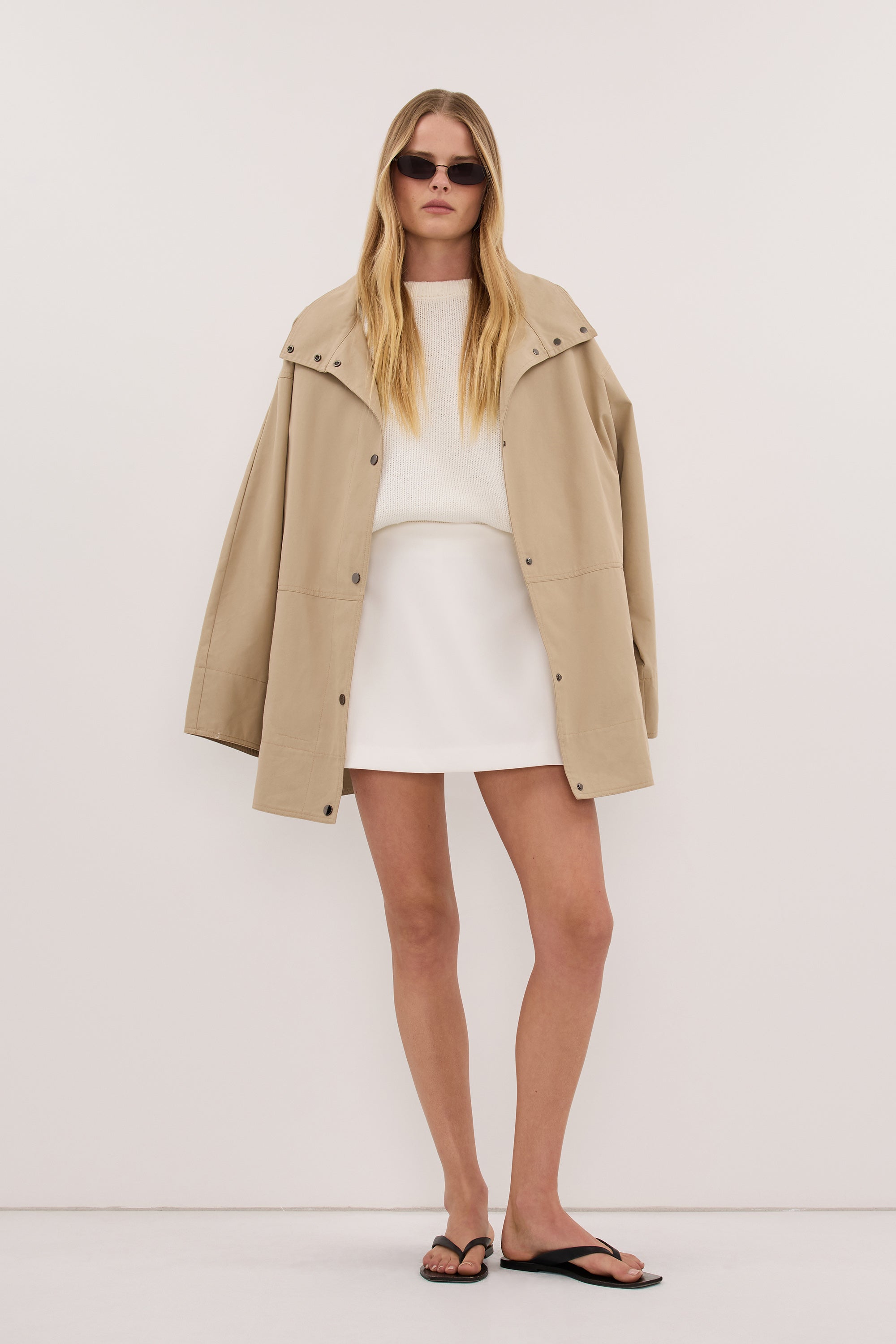 SOHO WHITE TAILORED SKORT