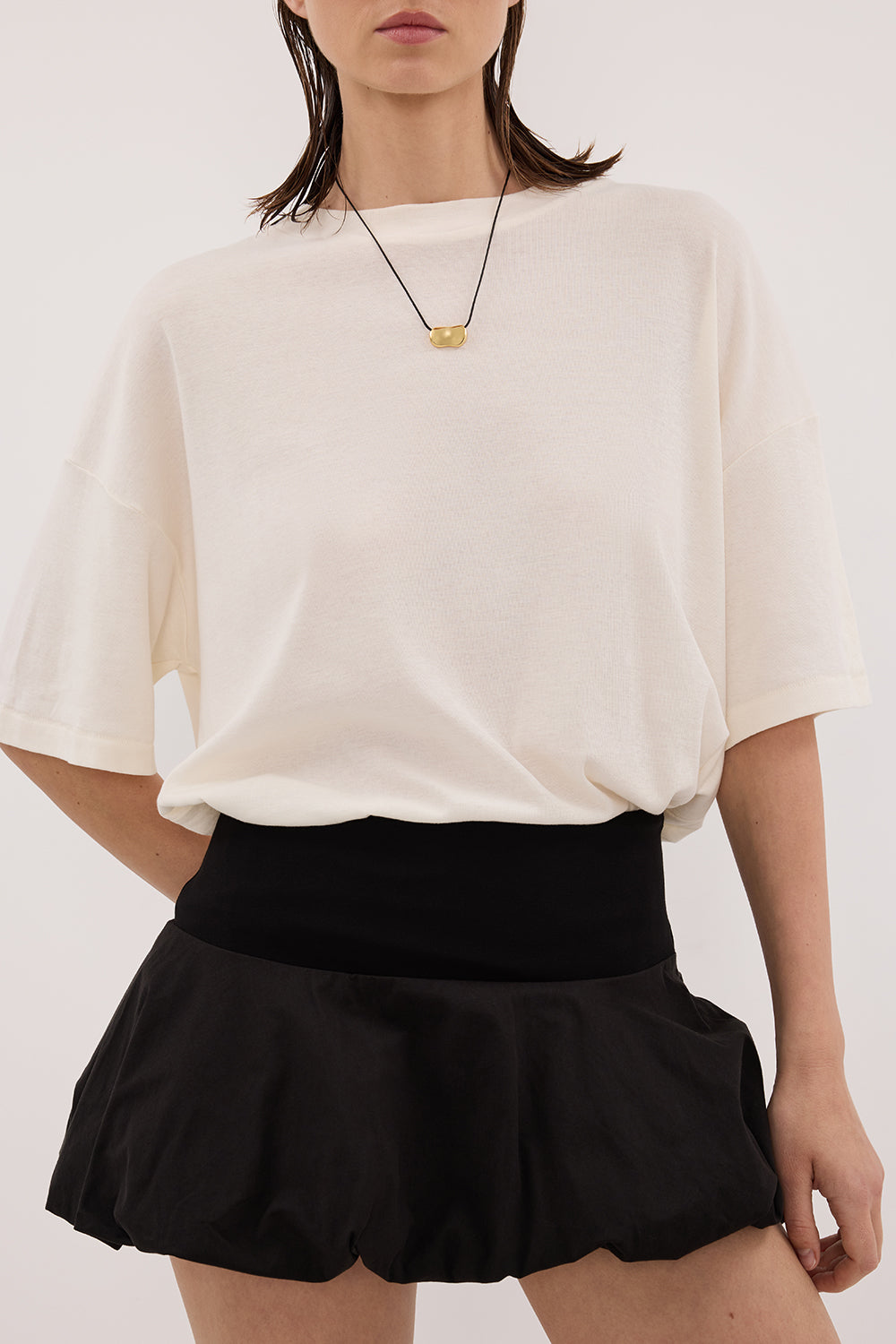 RUEBEN BLACK MINI SKIRT