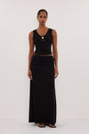 JULIE BLACK MODAL BLEND MAXI SKIRT