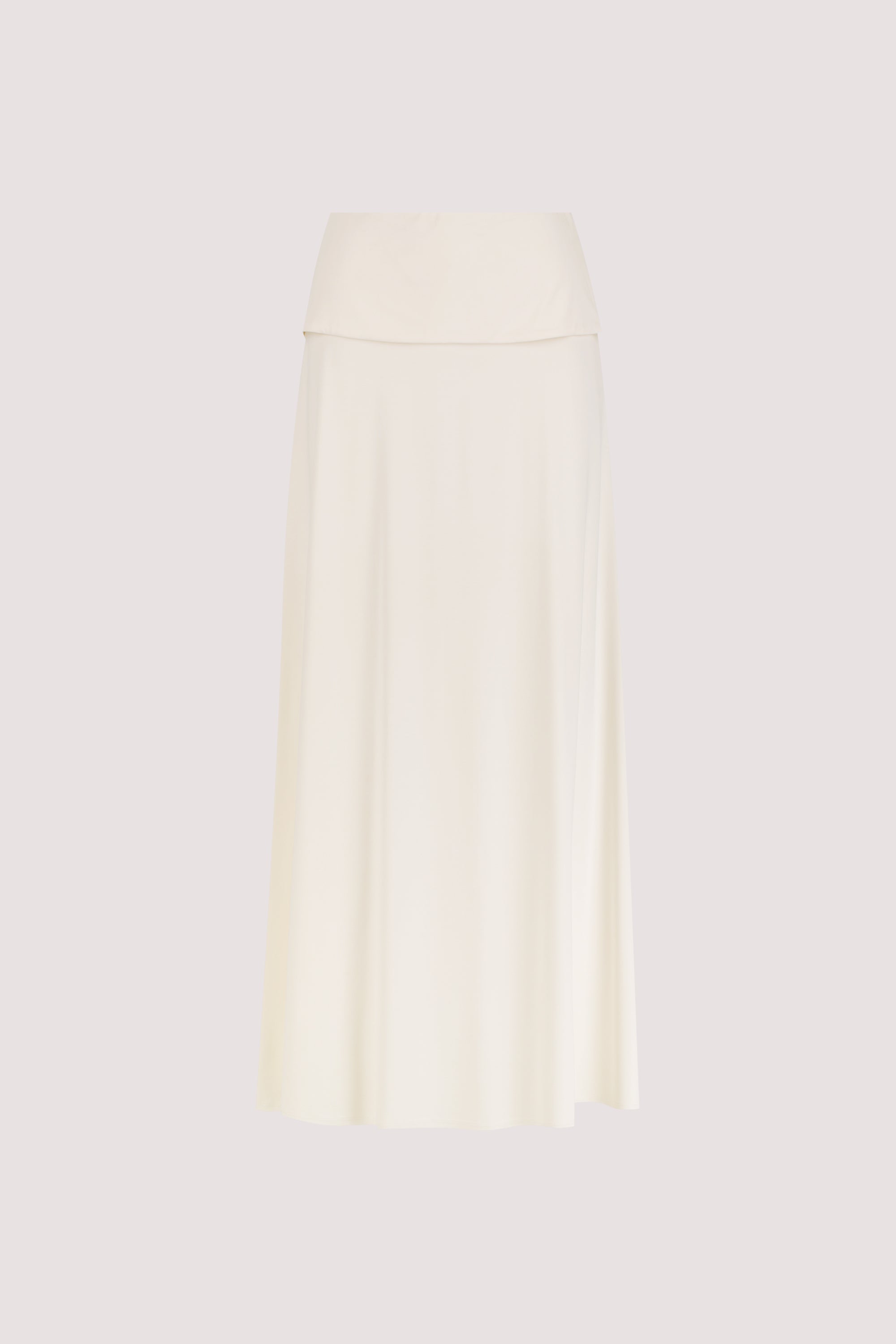 JULIE OFF WHITE MODAL BLEND MAXI SKIRT