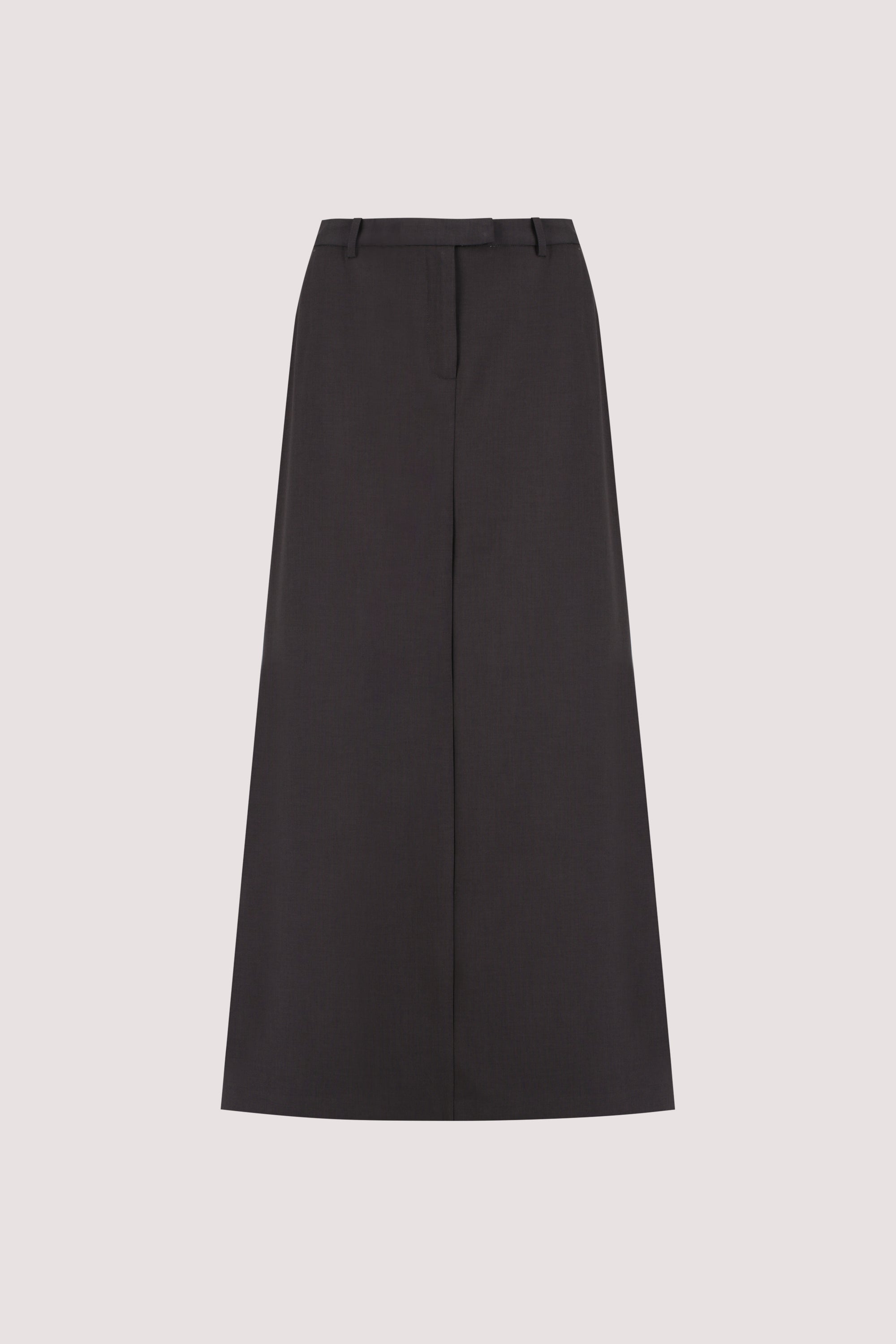 PARKER GREY TAILORED MAXI SKIRT