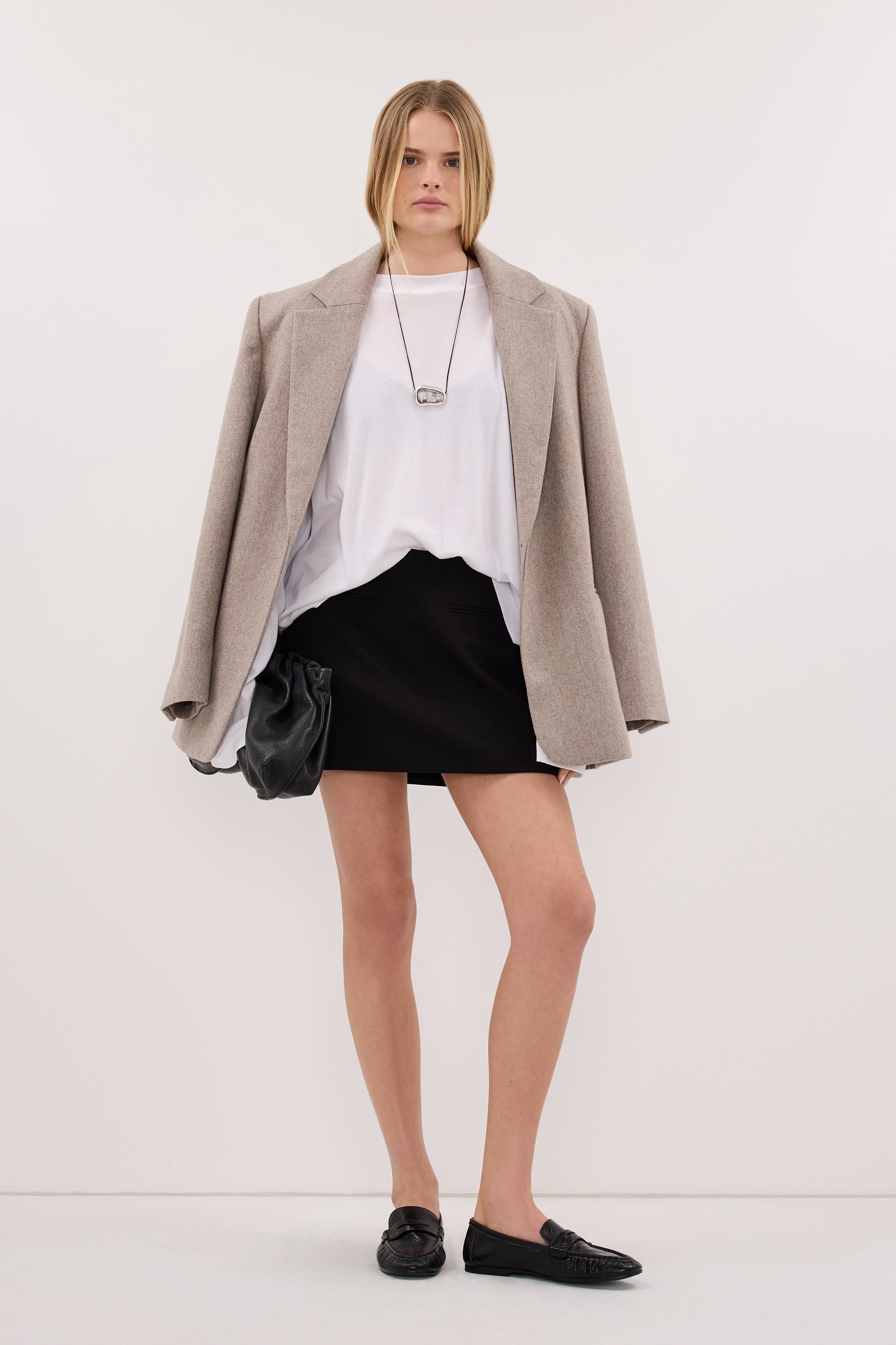 WHITNEY BLACK MICRO SKORT