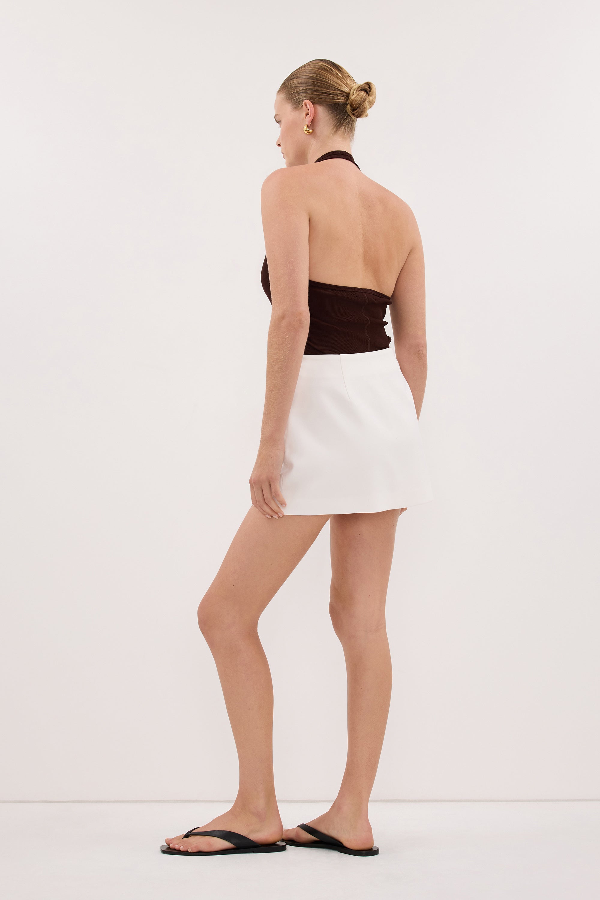 WHITNEY WHITE MICRO SKORT