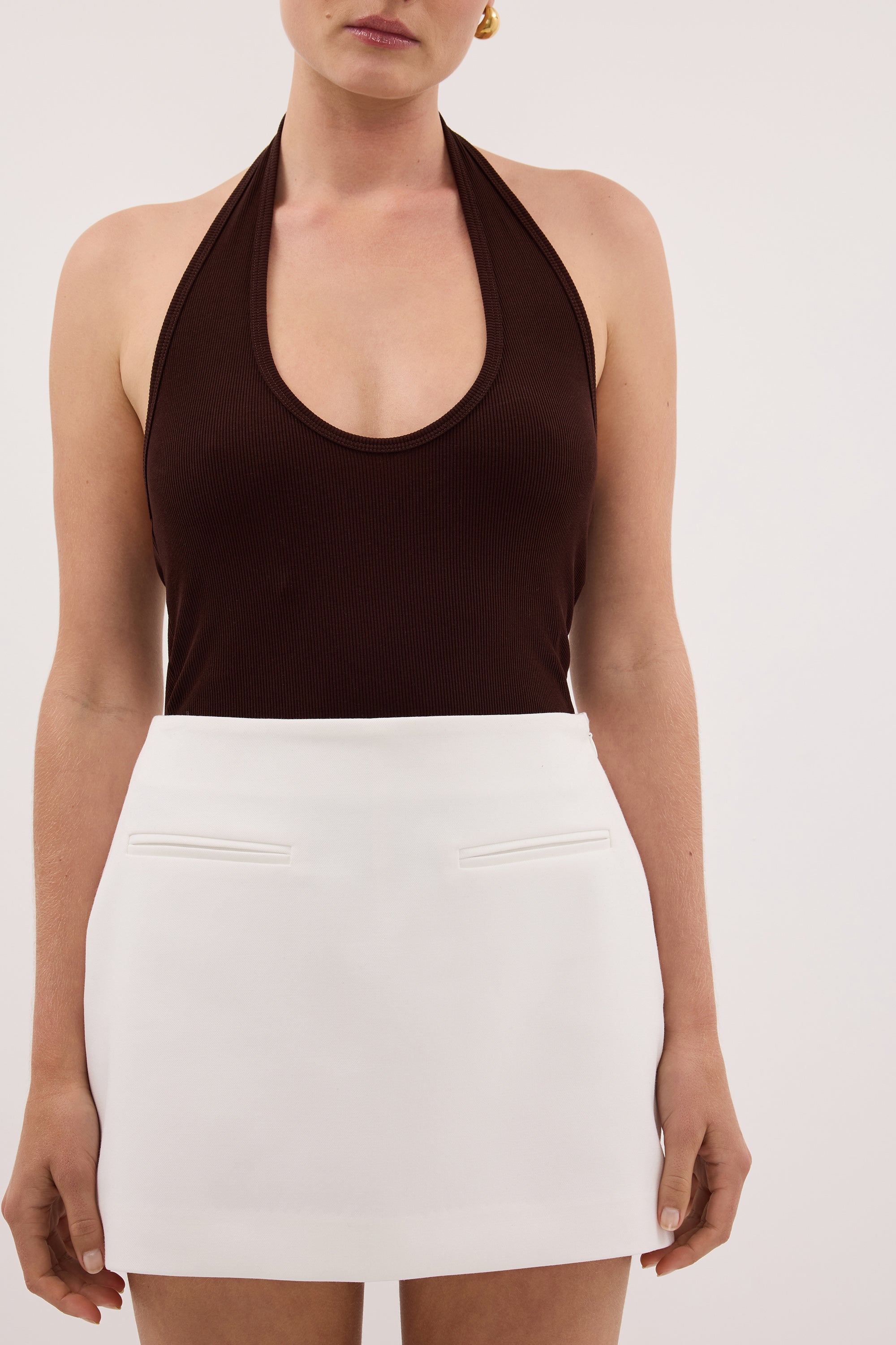 WHITNEY WHITE MICRO SKORT