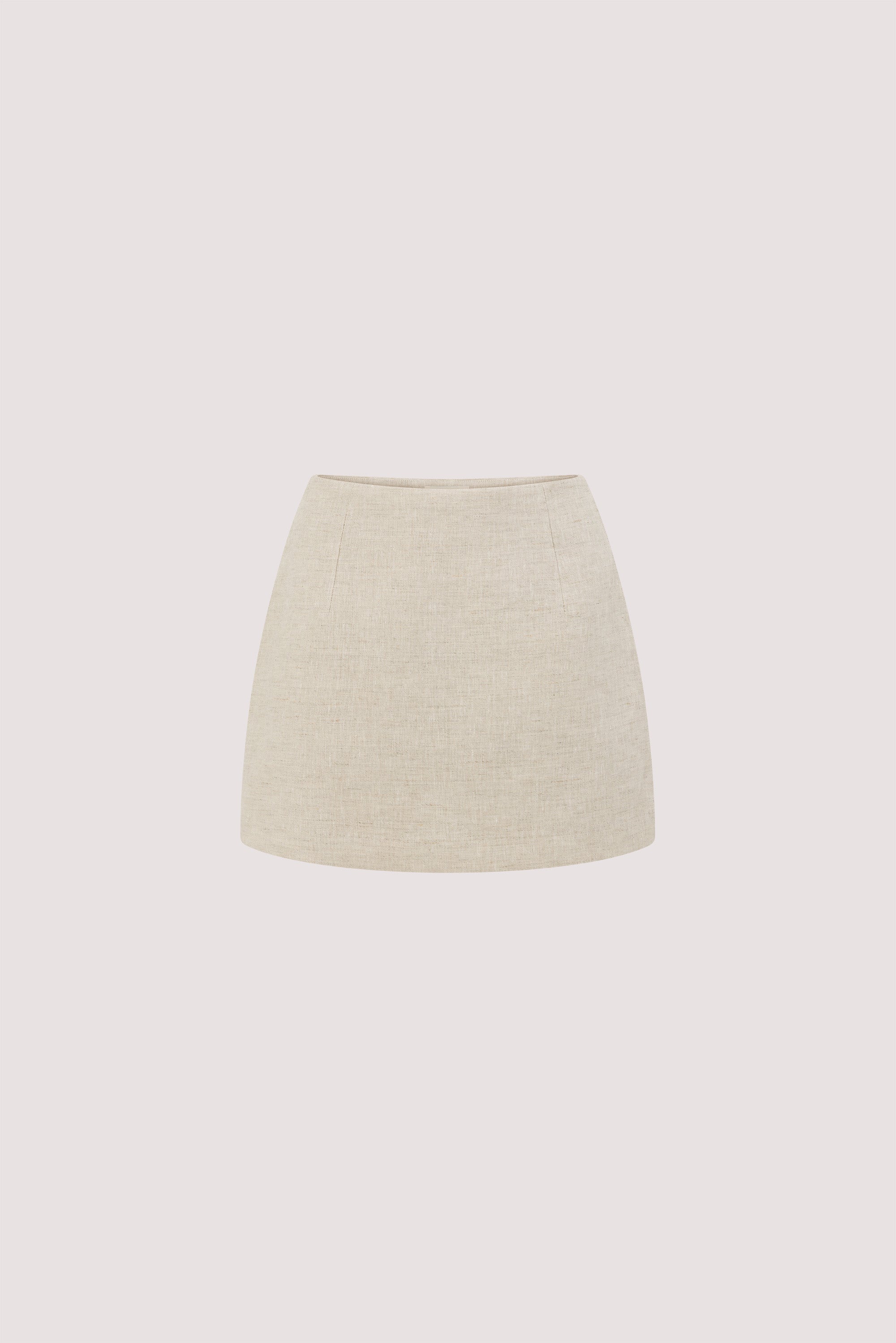 AURELI NATURAL LINEN SKORT