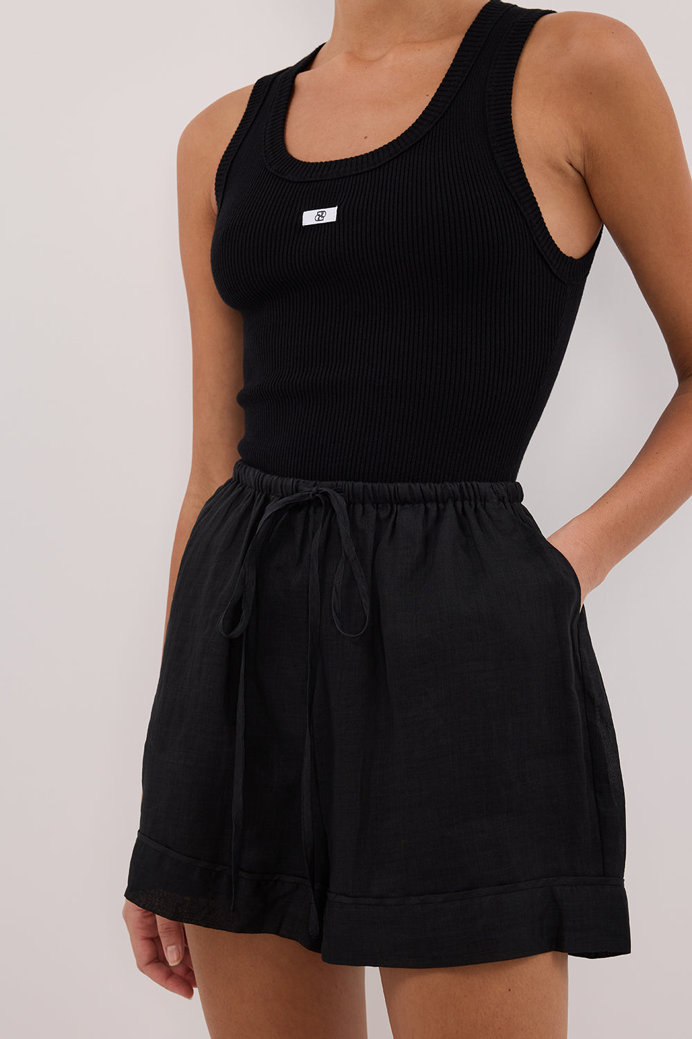 KAI BLACK RAMIE SHORT