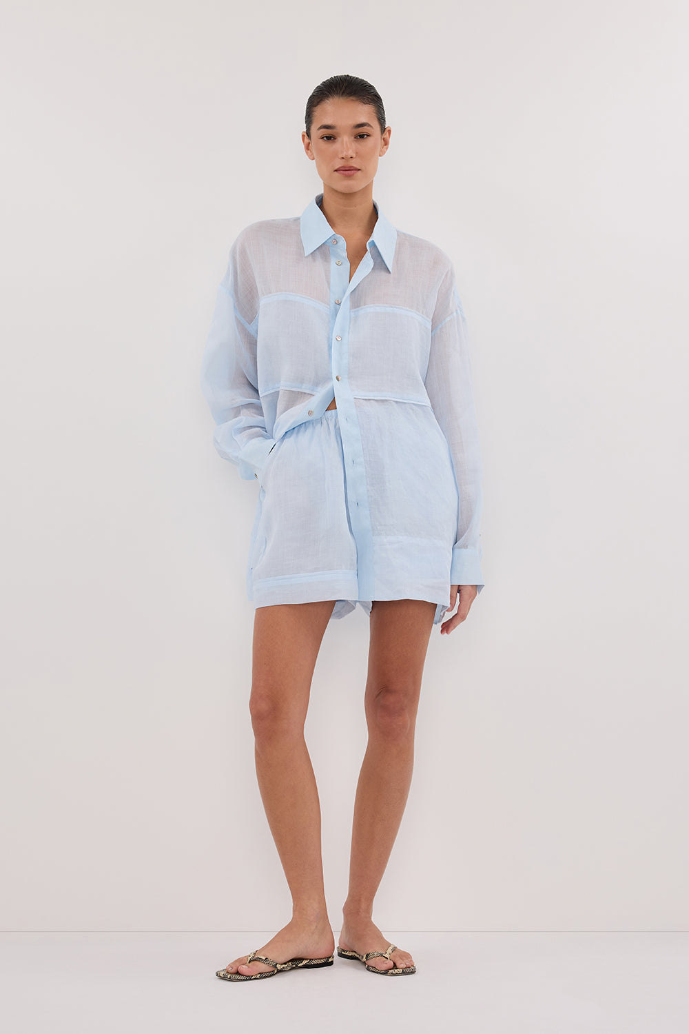 KAI CORNFLOWER RAMIE SHORT