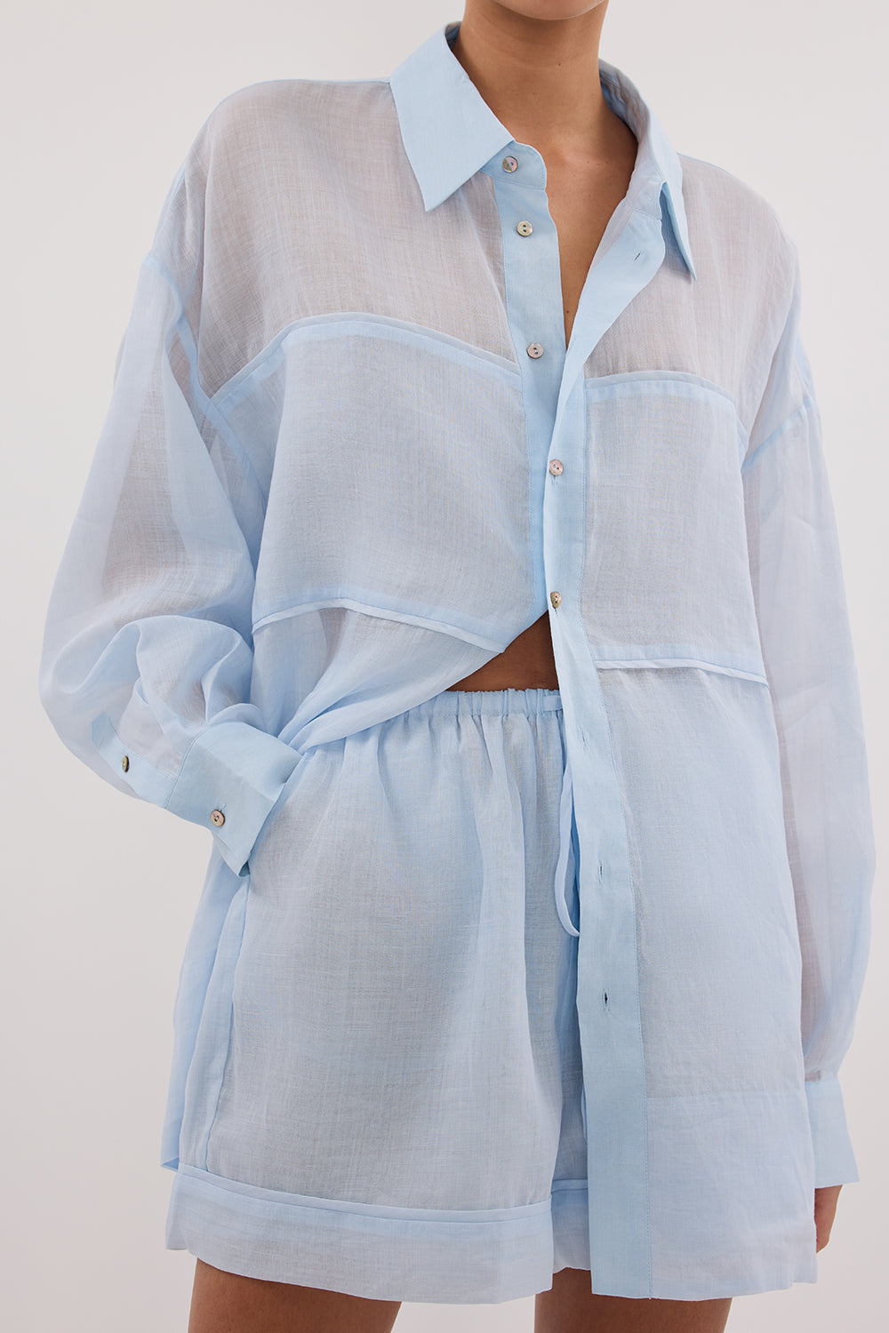 KAI CORNFLOWER RAMIE SHORT