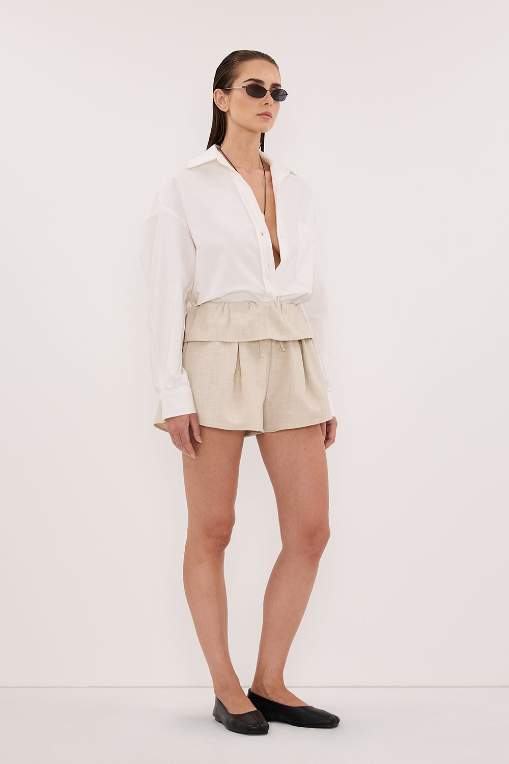 CYRUS NATURAL MARLE FISHERMAN SHORT