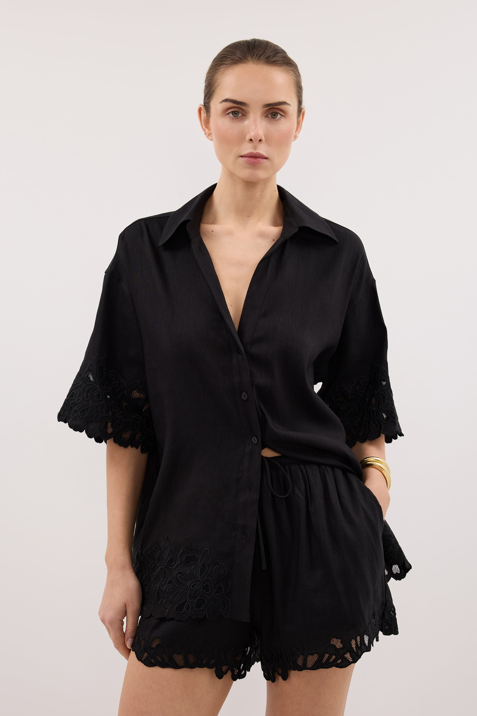 ZARIA BLACK SHORT
