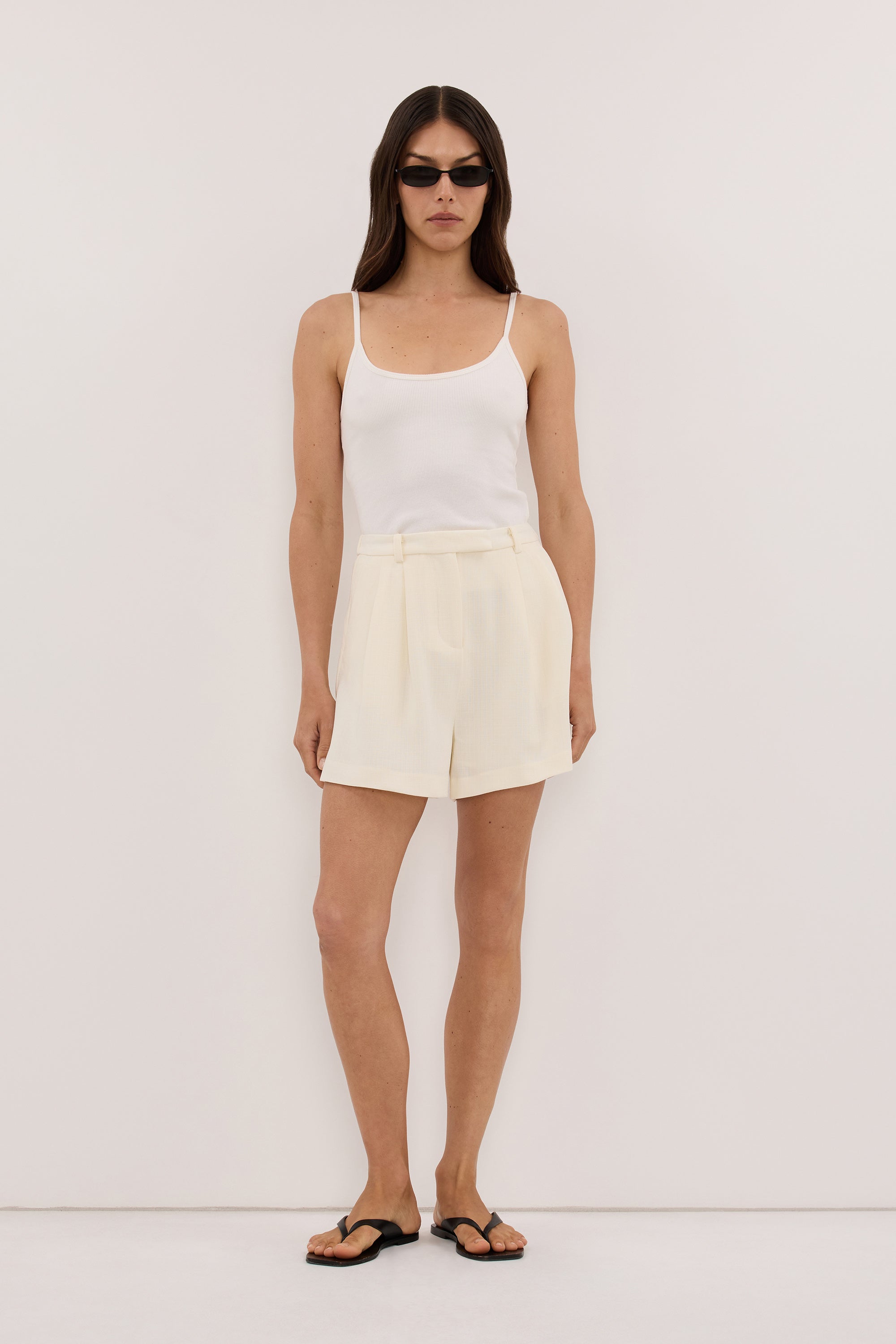 EMORY CREAM TAILORED SHORT