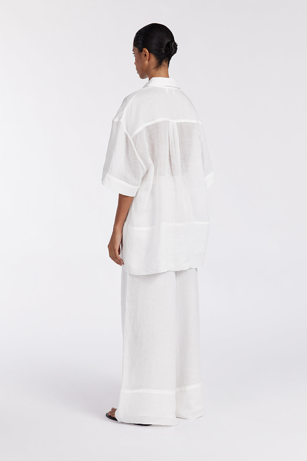 KAI WHITE RAMIE RESORT PANT