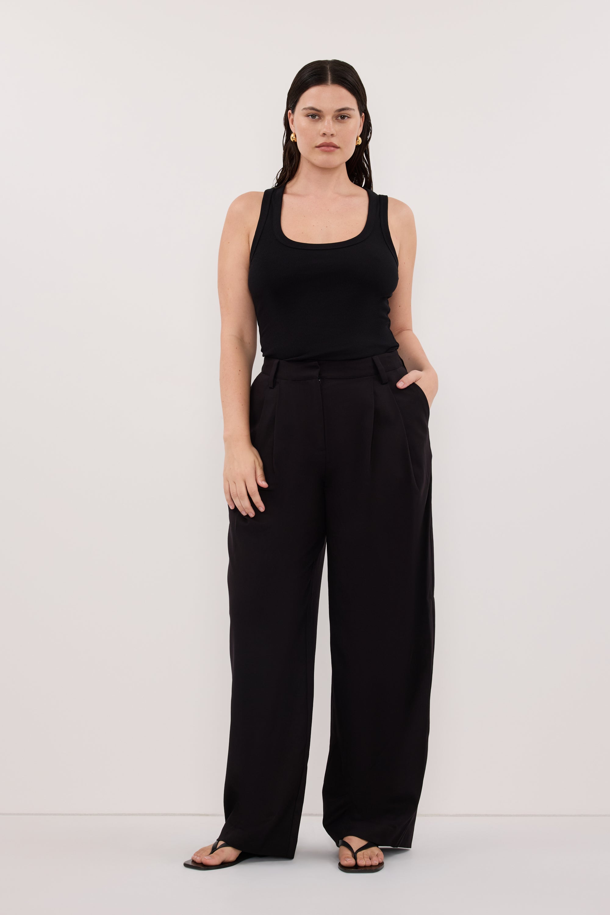 EDEN BLACK TAILORED PANT