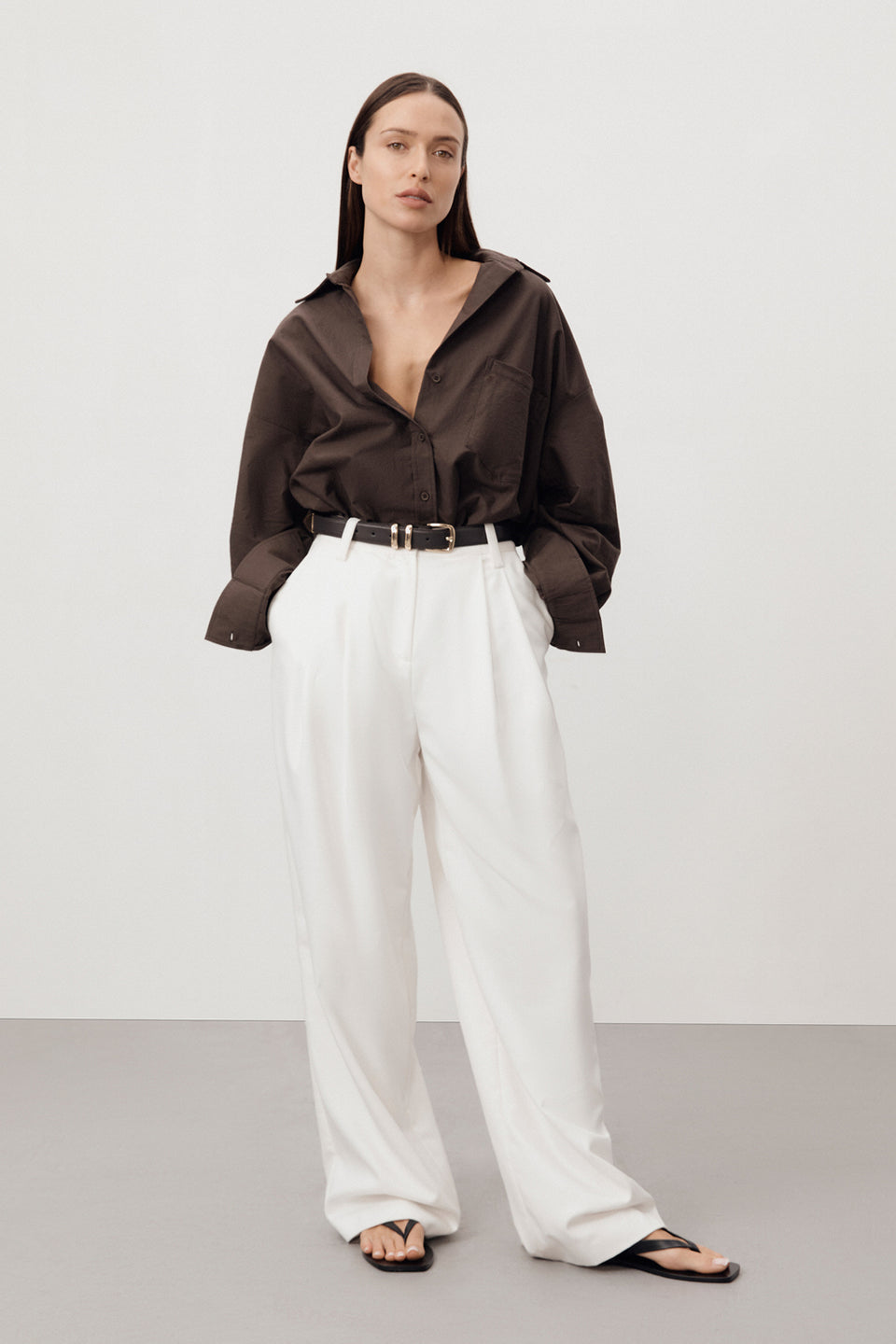 EDEN WHITE TAILORED PANT
