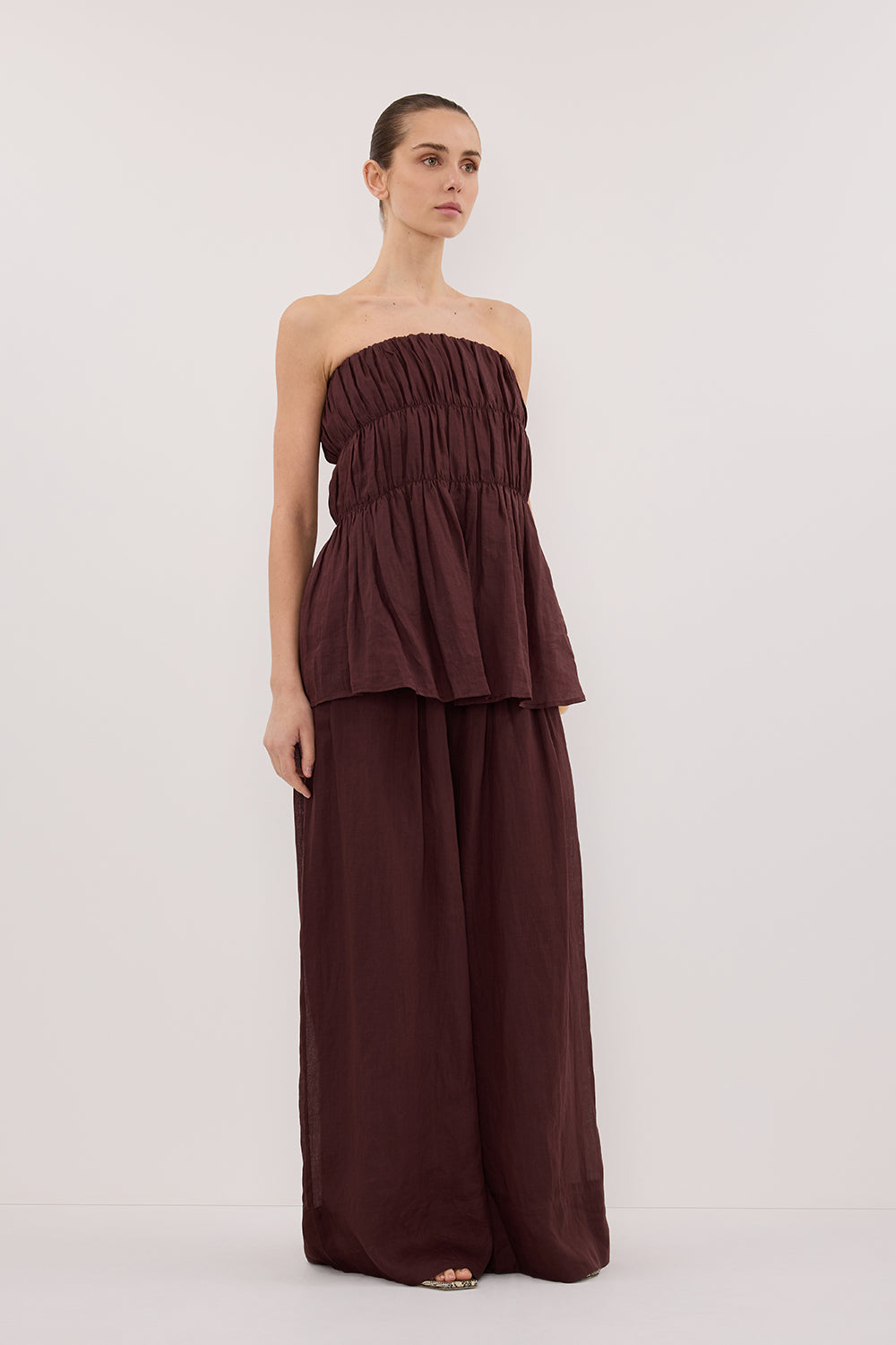 CARMEL WALNUT RAMIE PANT