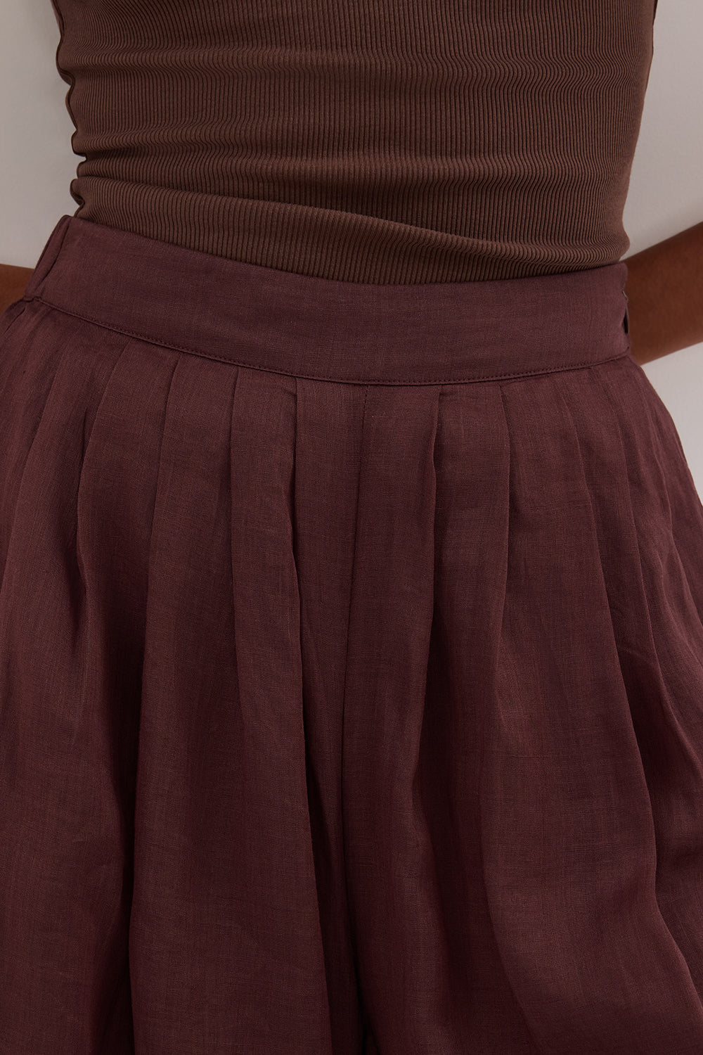 CARMEL WALNUT RAMIE PANT