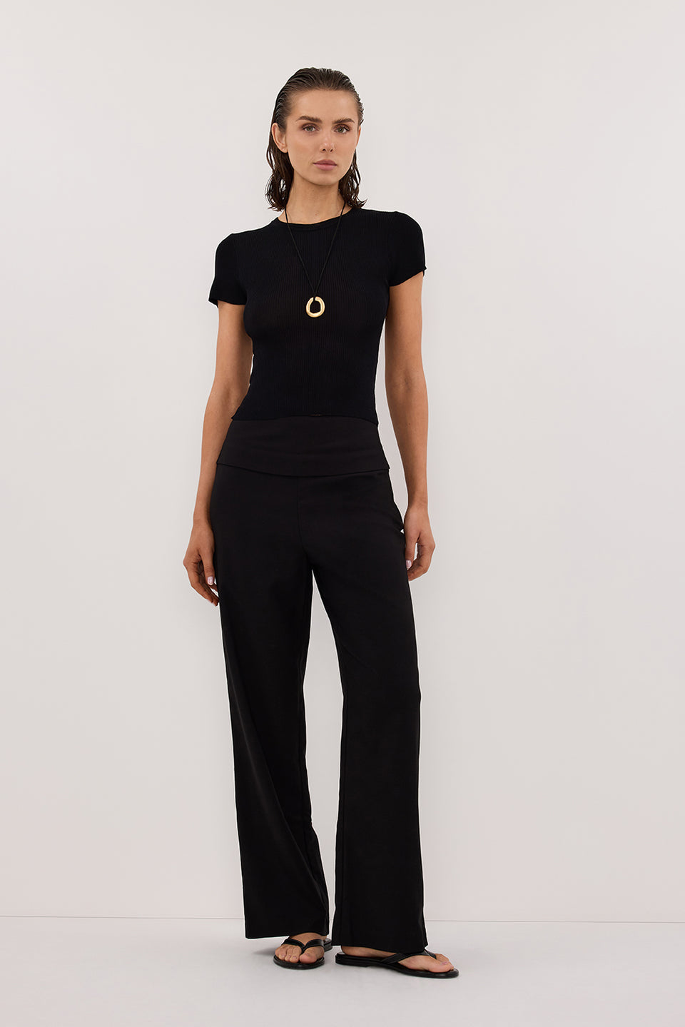 RITA BLACK TAILORED PANT