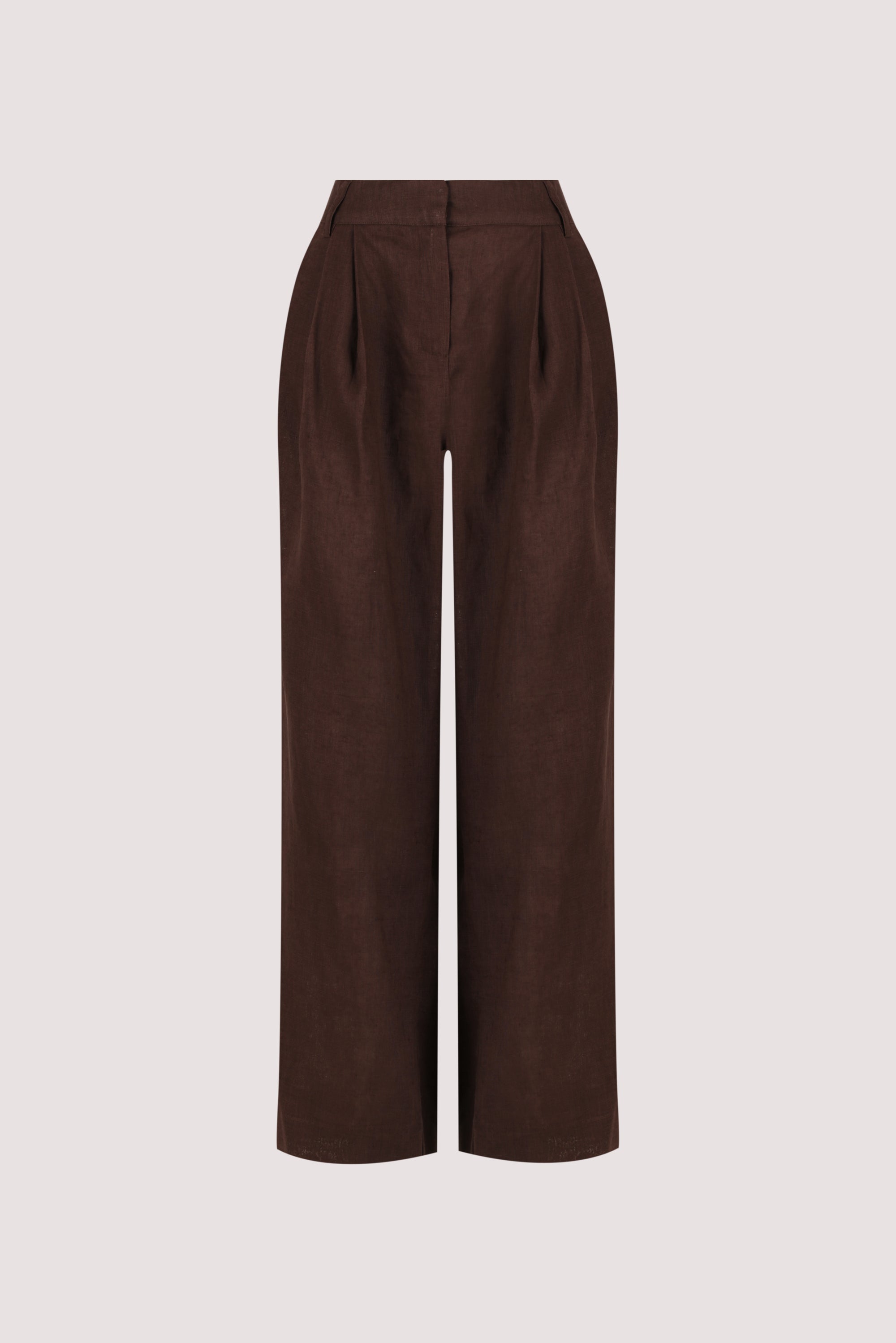 FRAN COCOA CHOC LINEN PANT