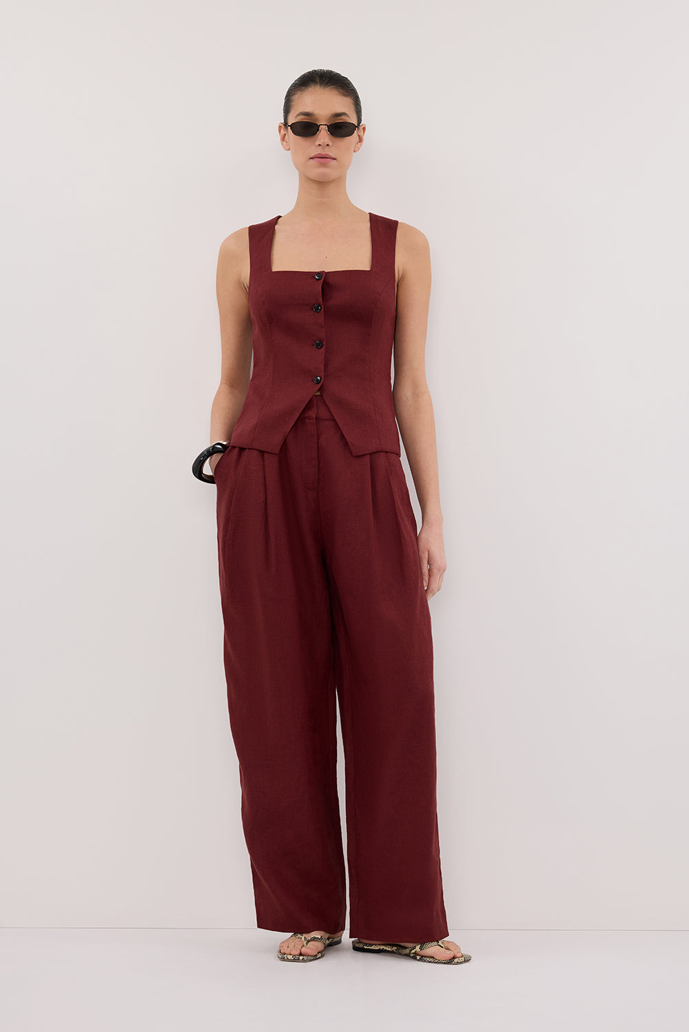 FRAN SAHARA LINEN PANT