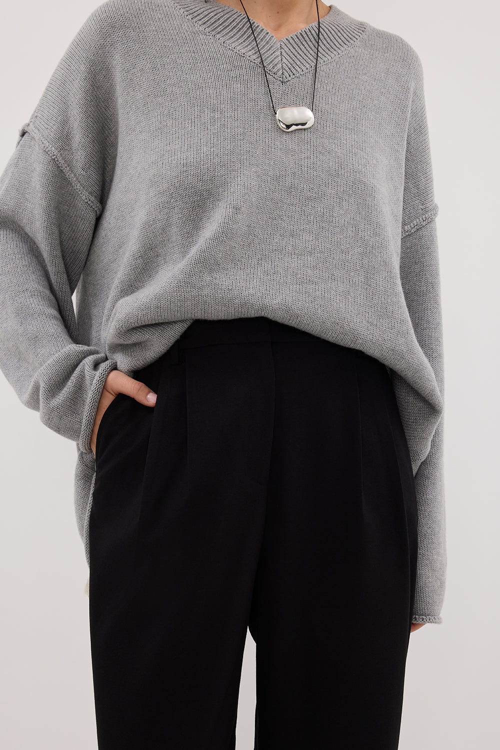 REMY BLACK TAILORED PANT