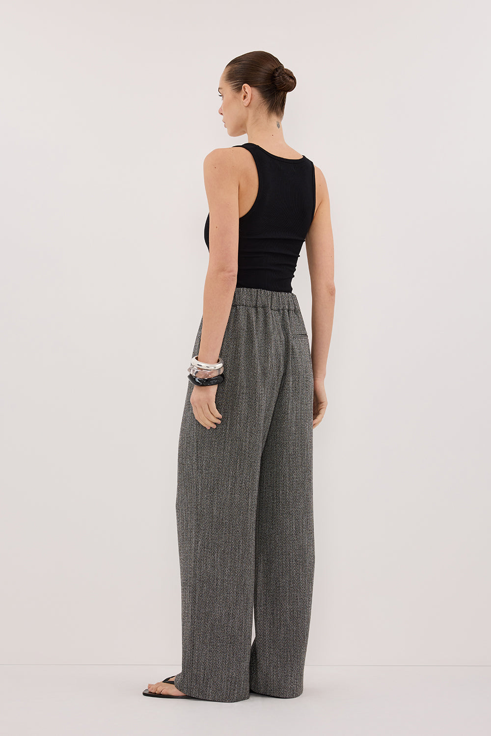 MANHATTAN CHARCOAL TWEED PANT – DISSH