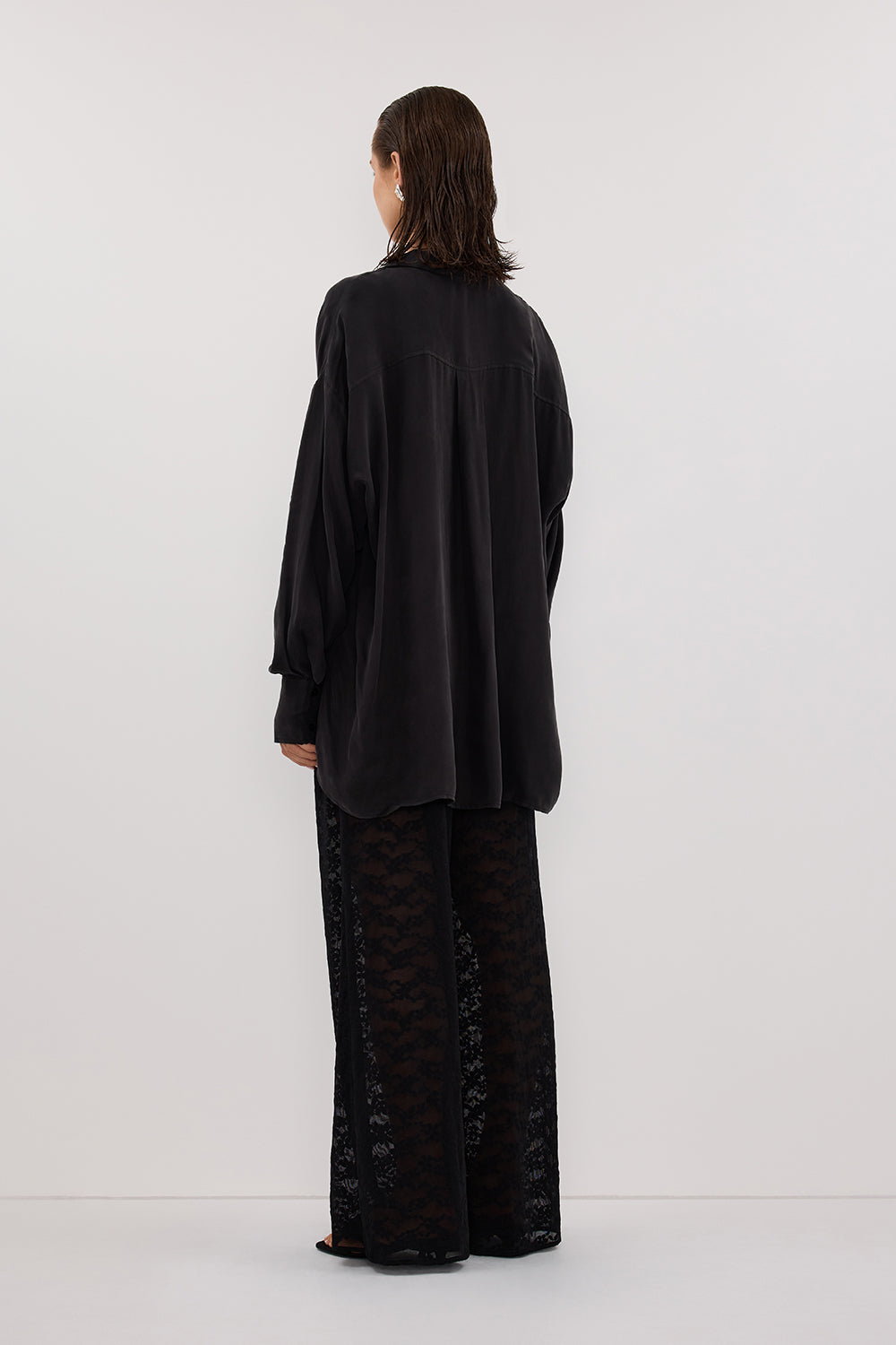 BELLE BLACK LACE PANT