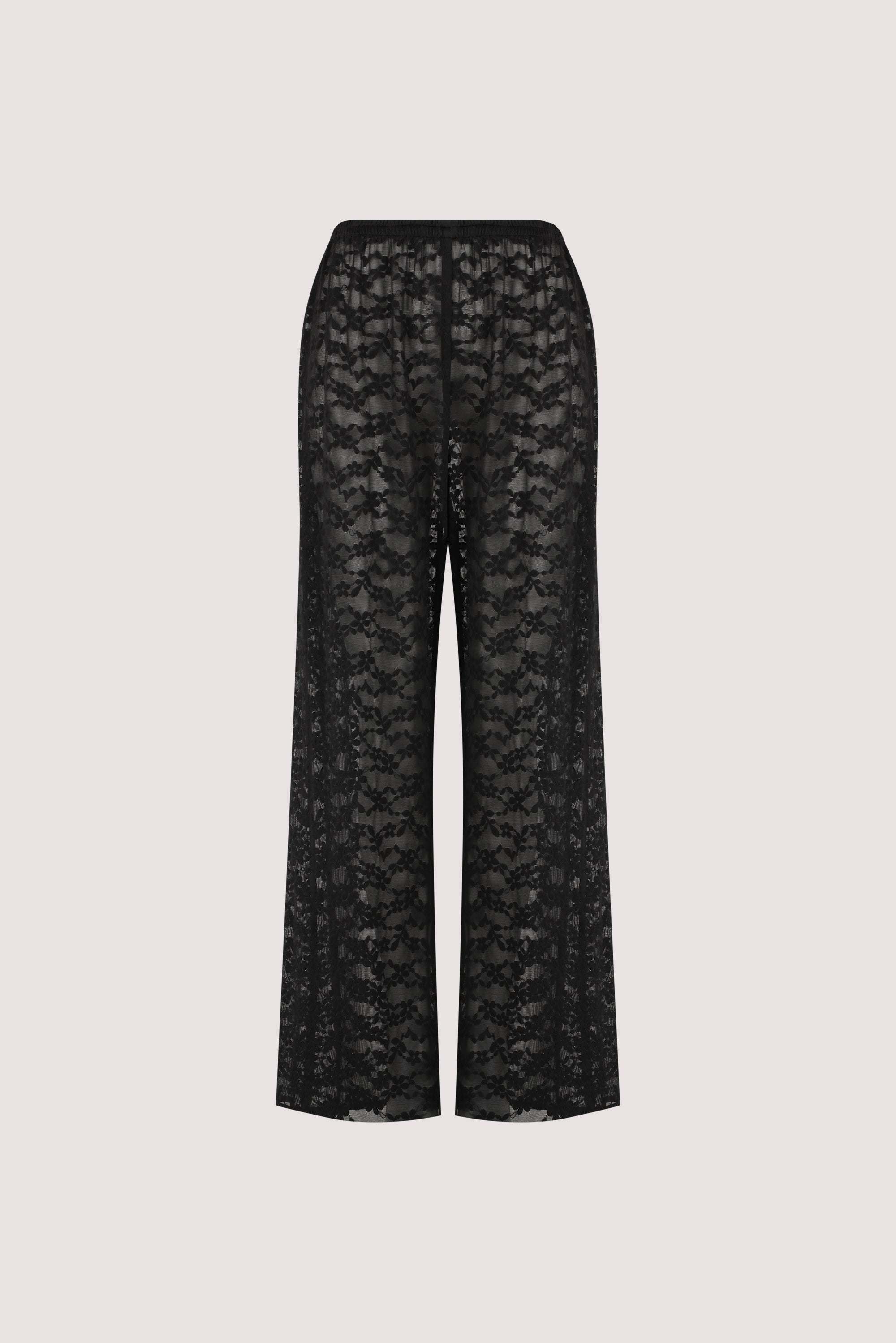 BELLE BLACK LACE PANT