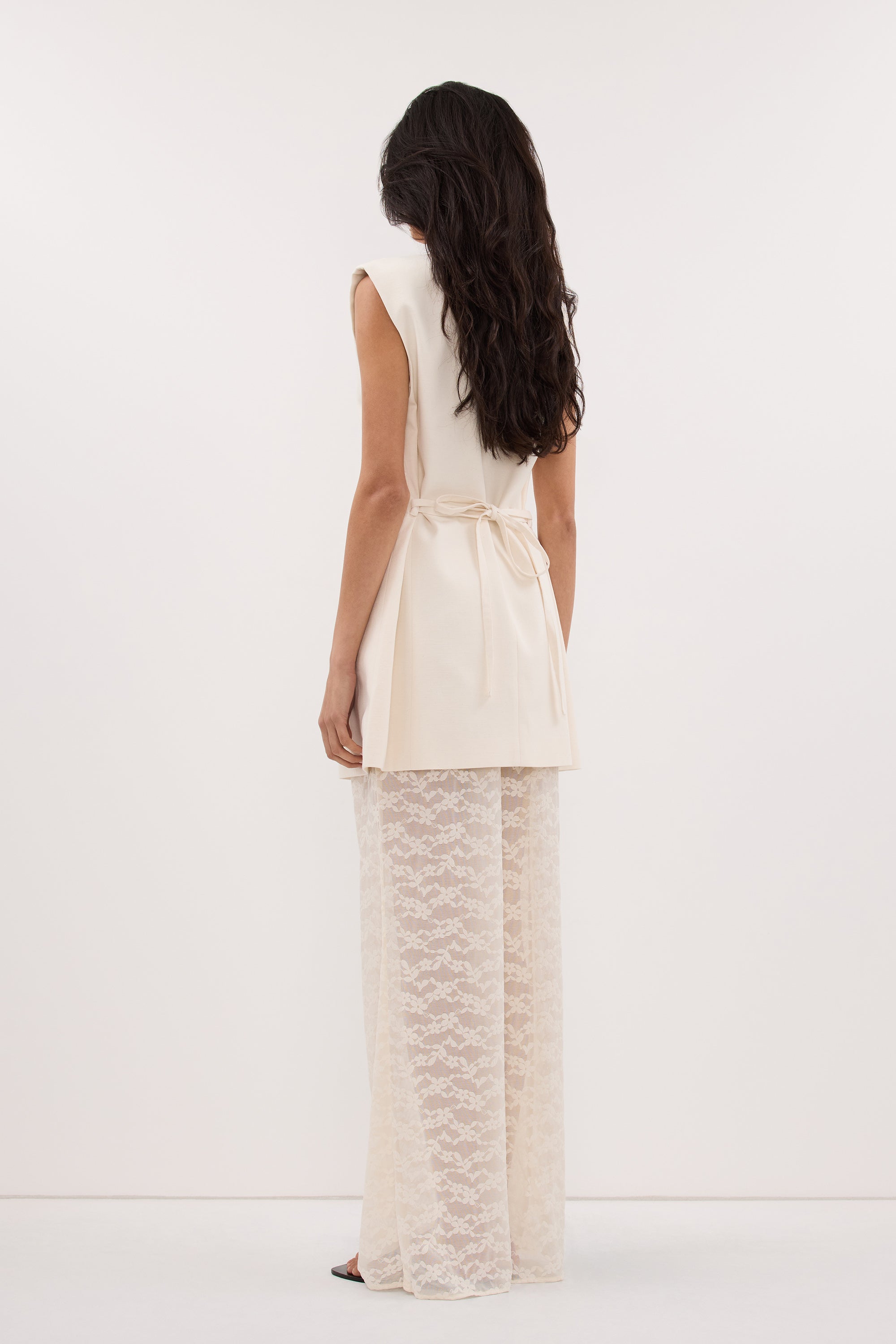 BELLE CREAM LACE PANT